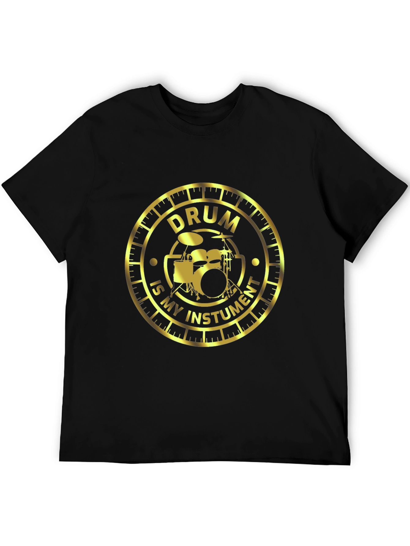 Drum Instrument T-Shirt - Musician Style
