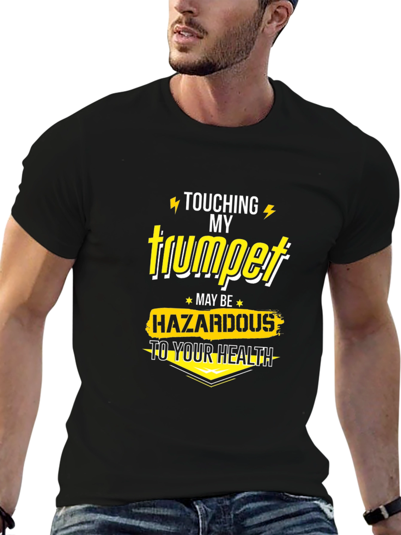Touching My Trumpet T-Shirt - Musician Humor