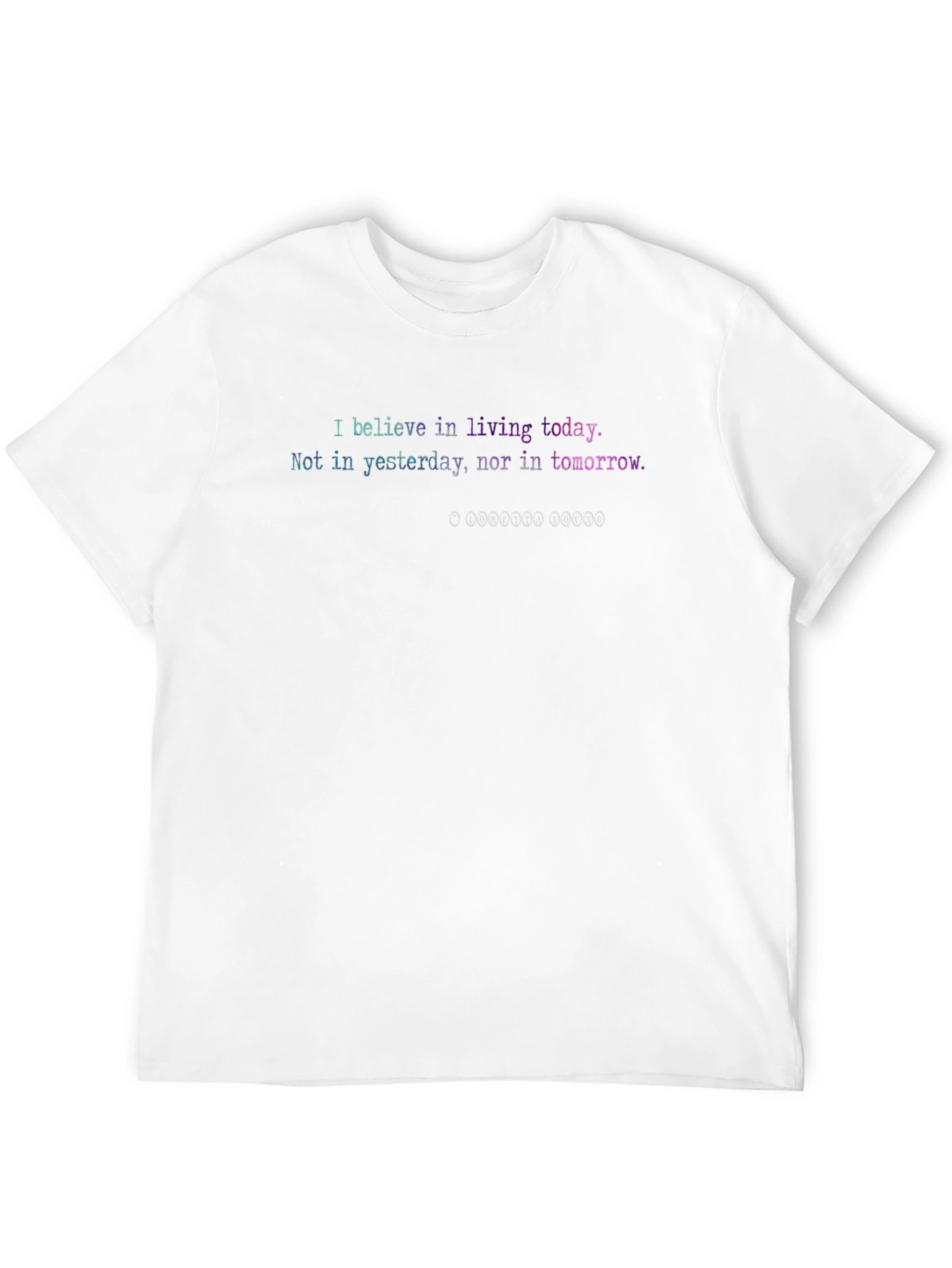 Live in the Moment Black T-Shirt - Inspirational Design