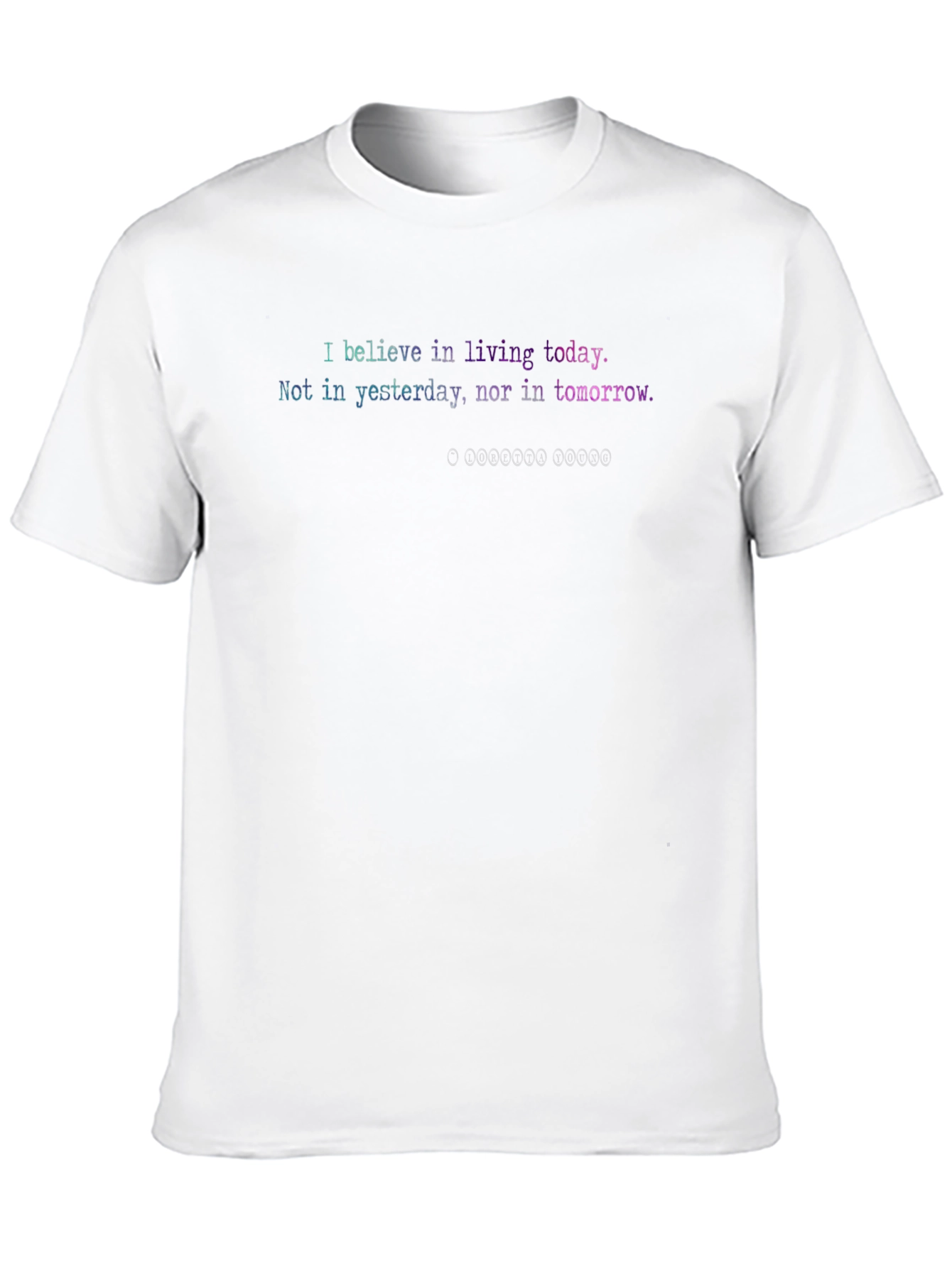 Live in the Moment Black T-Shirt - Inspirational Design