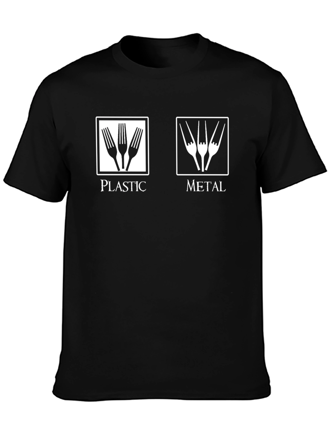 Plastic vs Metal Forks T-Shirt