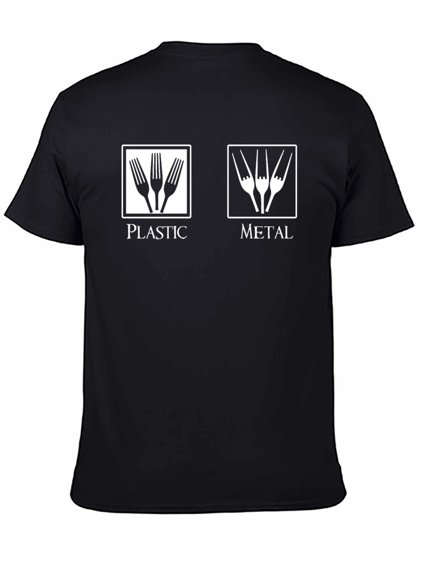 Plastic vs Metal Forks T-Shirt