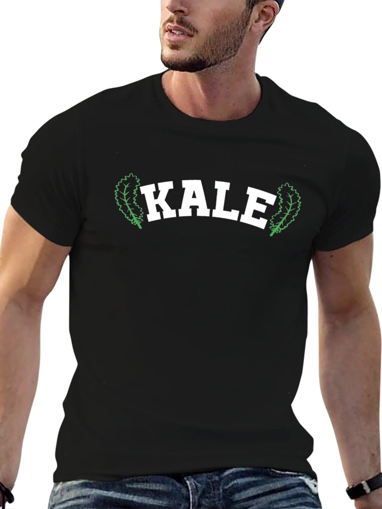 KALE Graphic T-Shirt - Funny Vegan Vegetarian Tee