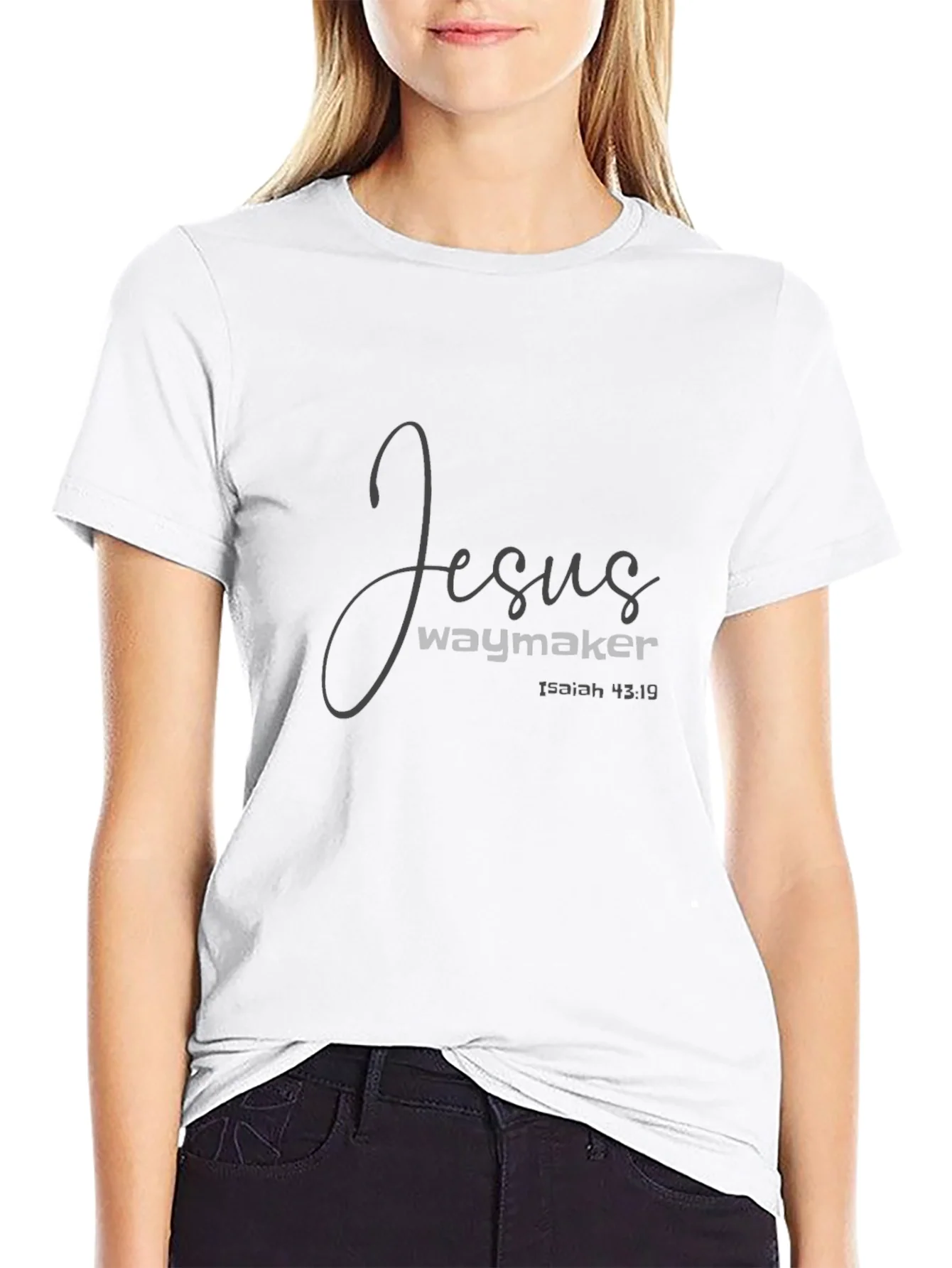 Jesus Waymaker T-Shirt - Isaiah 43:19 Religious Tee