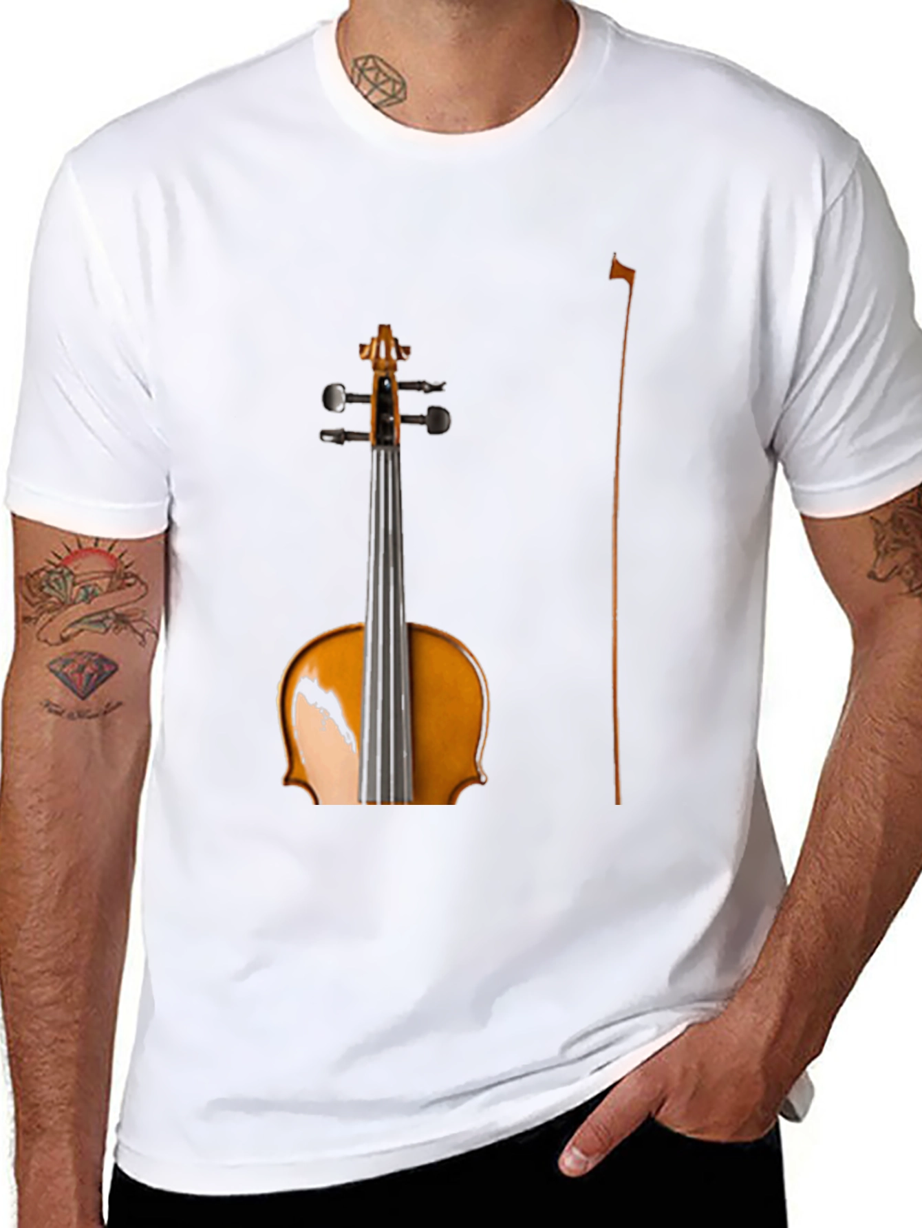 Violin T-Shirt - Music Lovers Tee