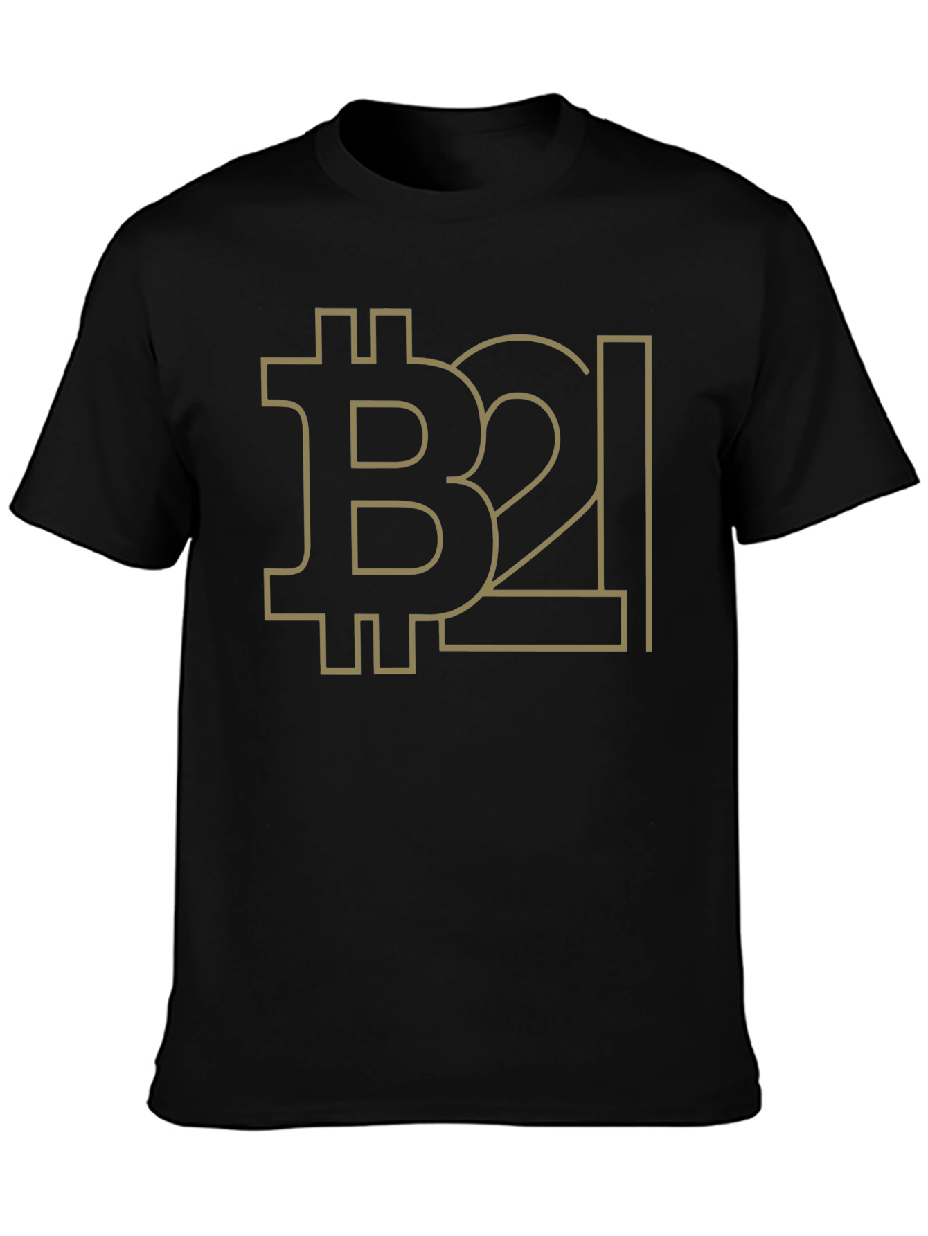 Bitcoin B2l Black Graphic Tee