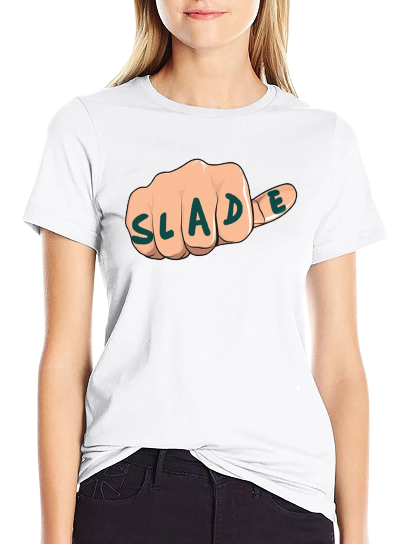 Slade Fist Bump Graphic Tee - Black