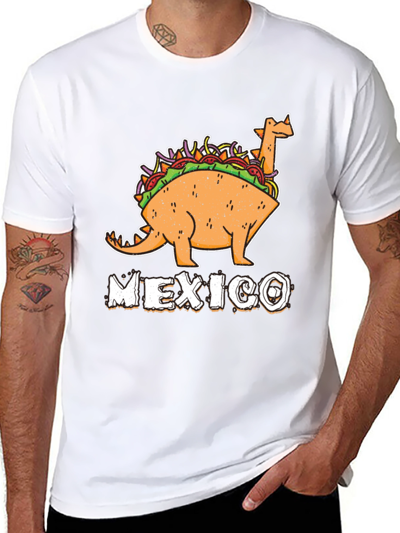 Taco-Saurus Mexico T-Shirt