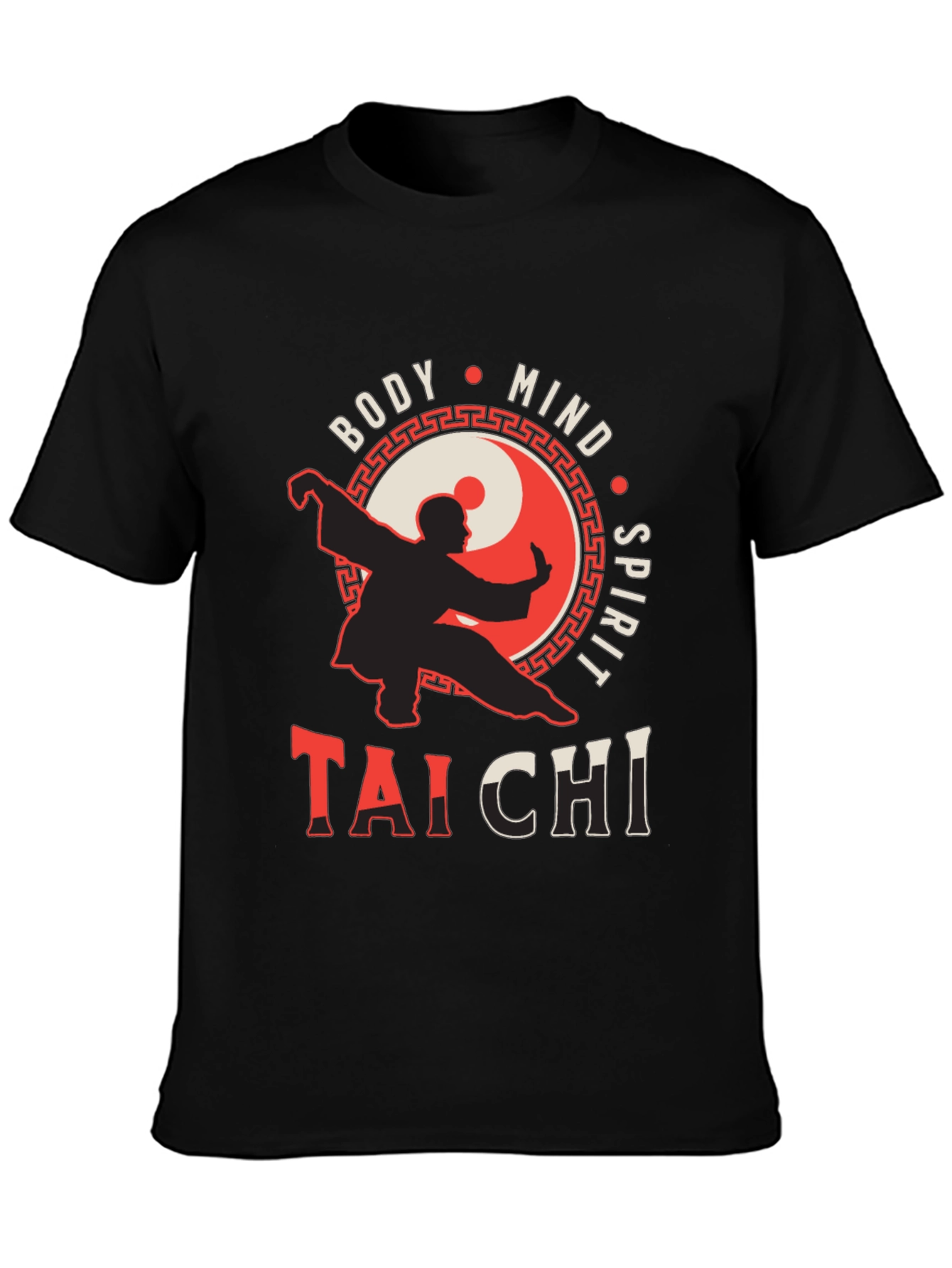 Tai Chi Body Mind Spirit Graphic T-Shirt