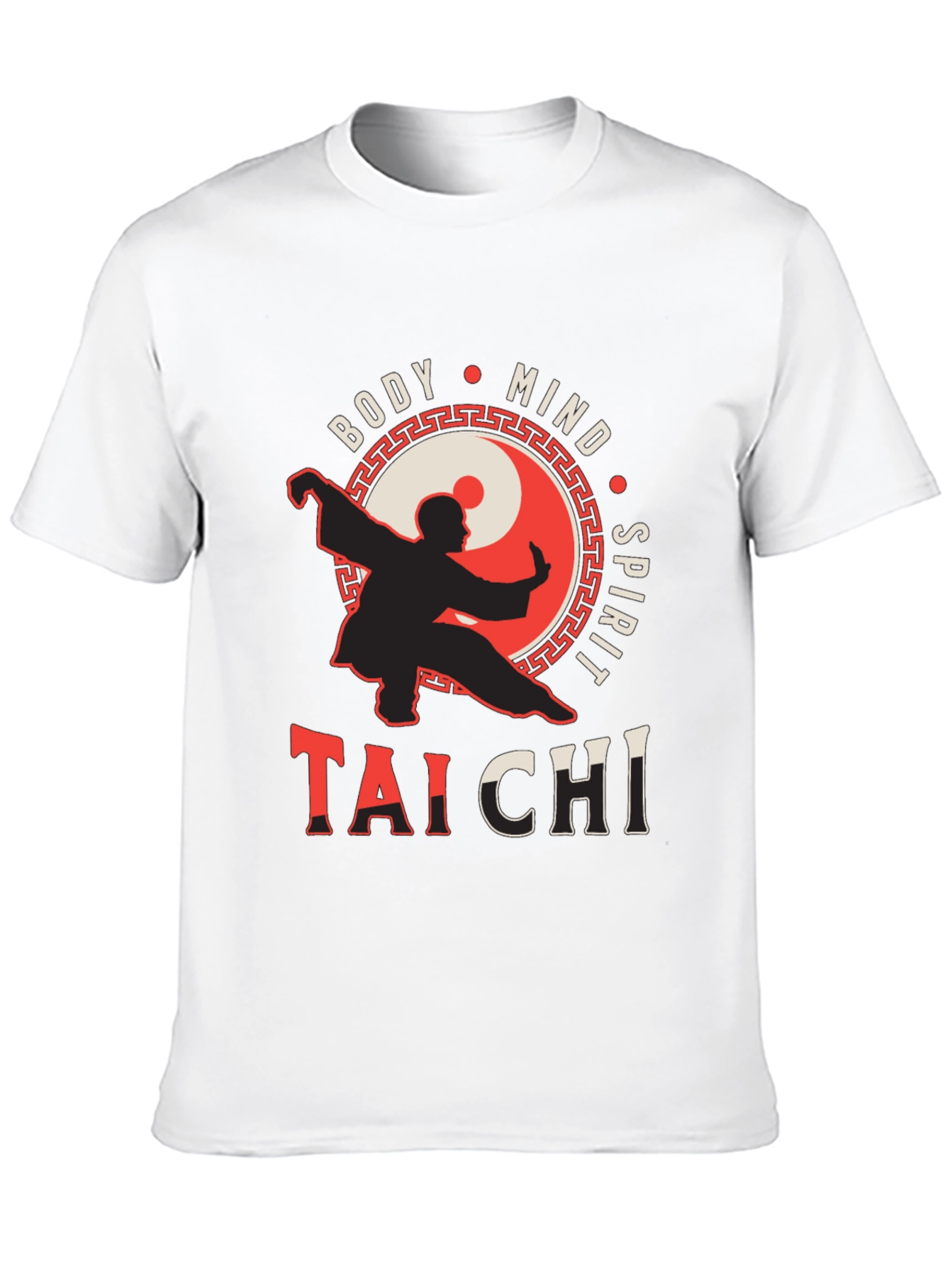 Tai Chi Body Mind Spirit Graphic T-Shirt