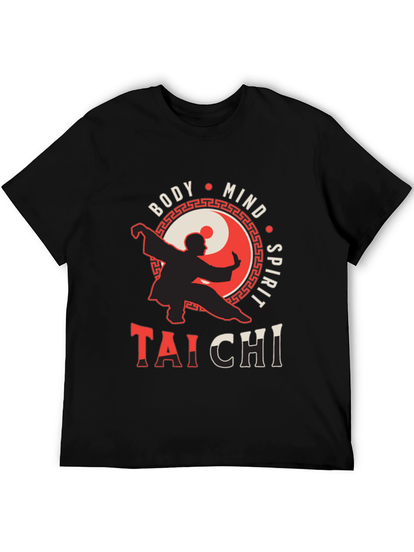 Tai Chi Body Mind Spirit Graphic T-Shirt