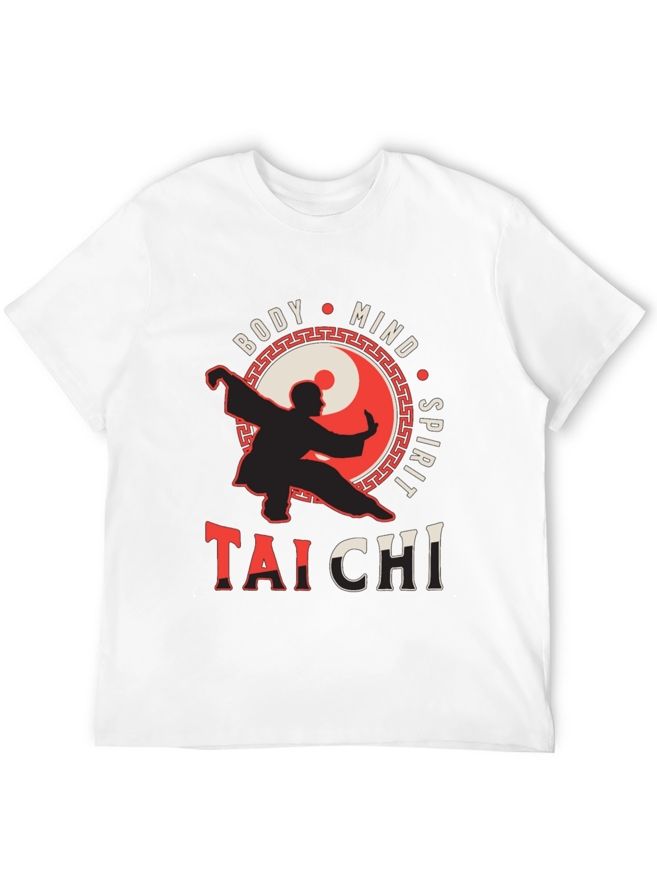 Tai Chi Body Mind Spirit Graphic T-Shirt