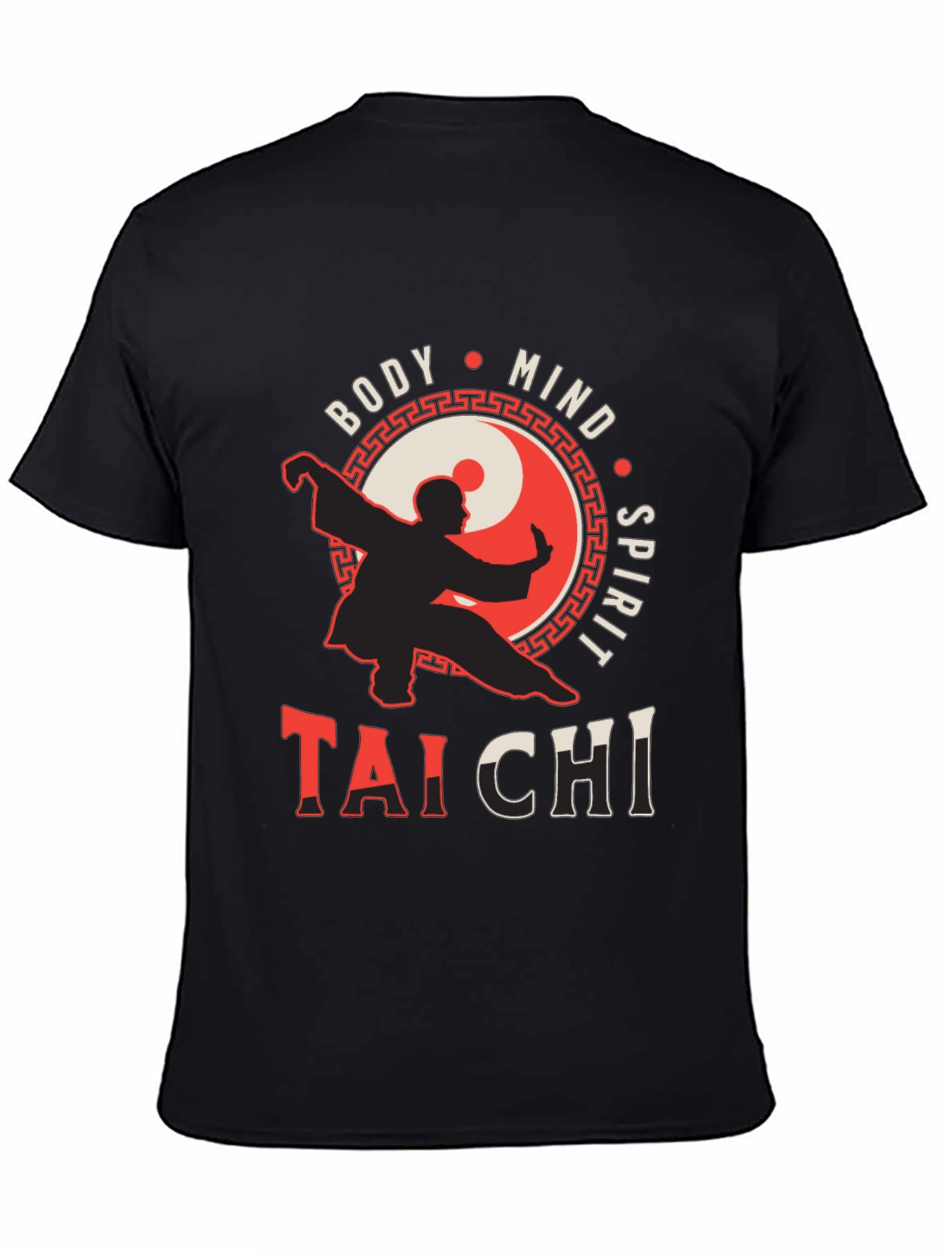 Tai Chi Body Mind Spirit Graphic T-Shirt