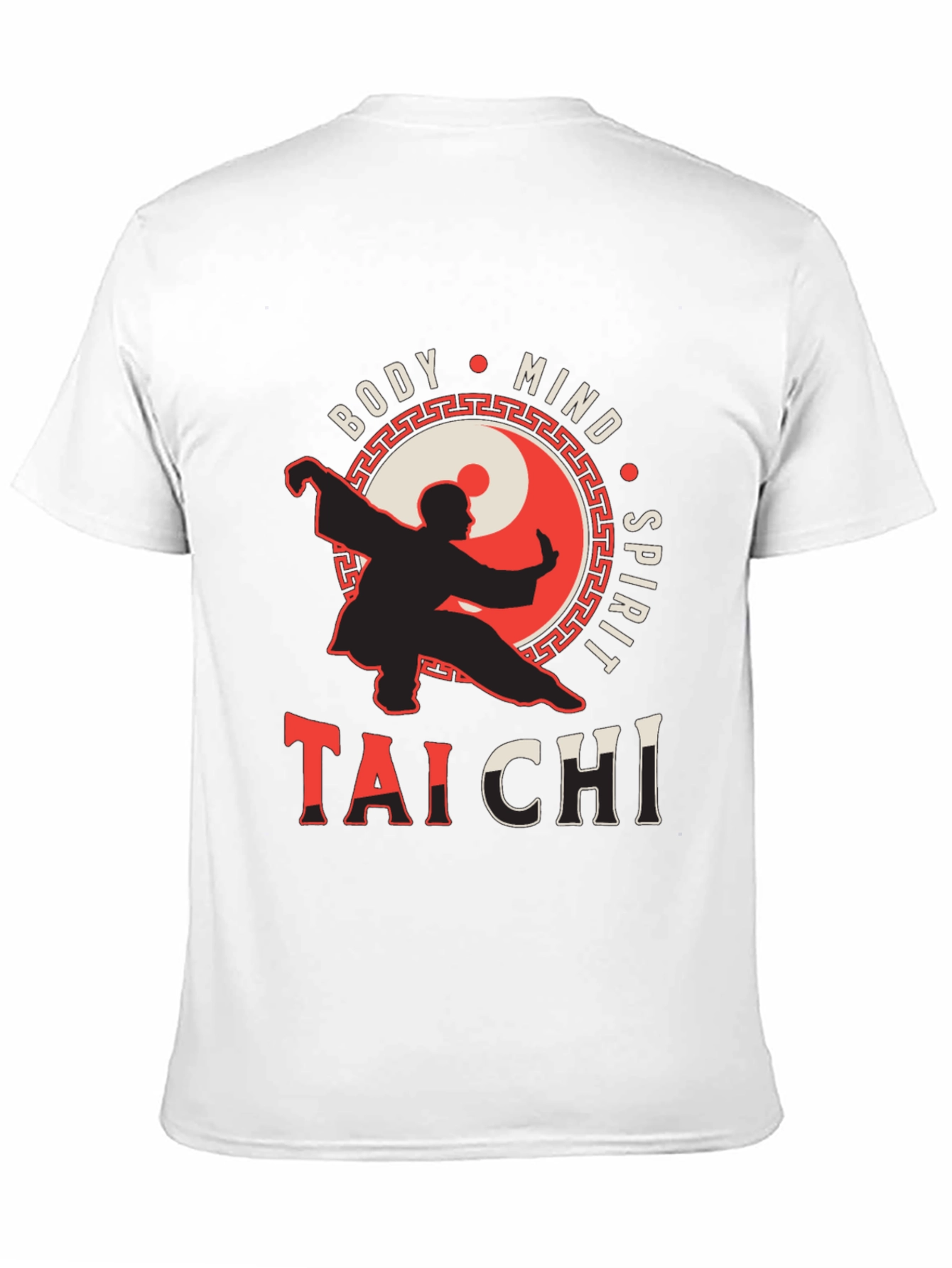 Tai Chi Body Mind Spirit Graphic T-Shirt