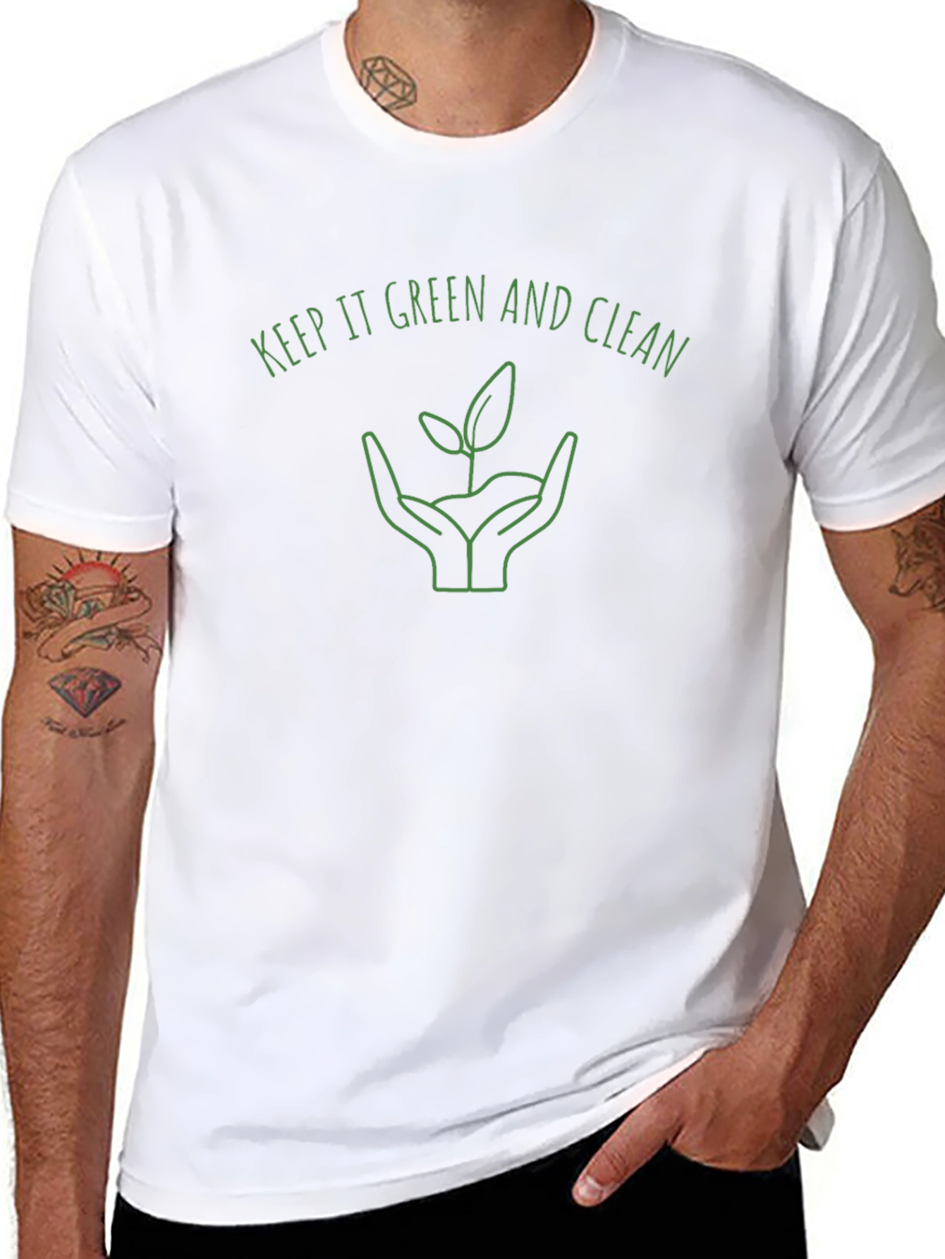 Eco-Friendly Keep It Green and Clean T-Shirt
