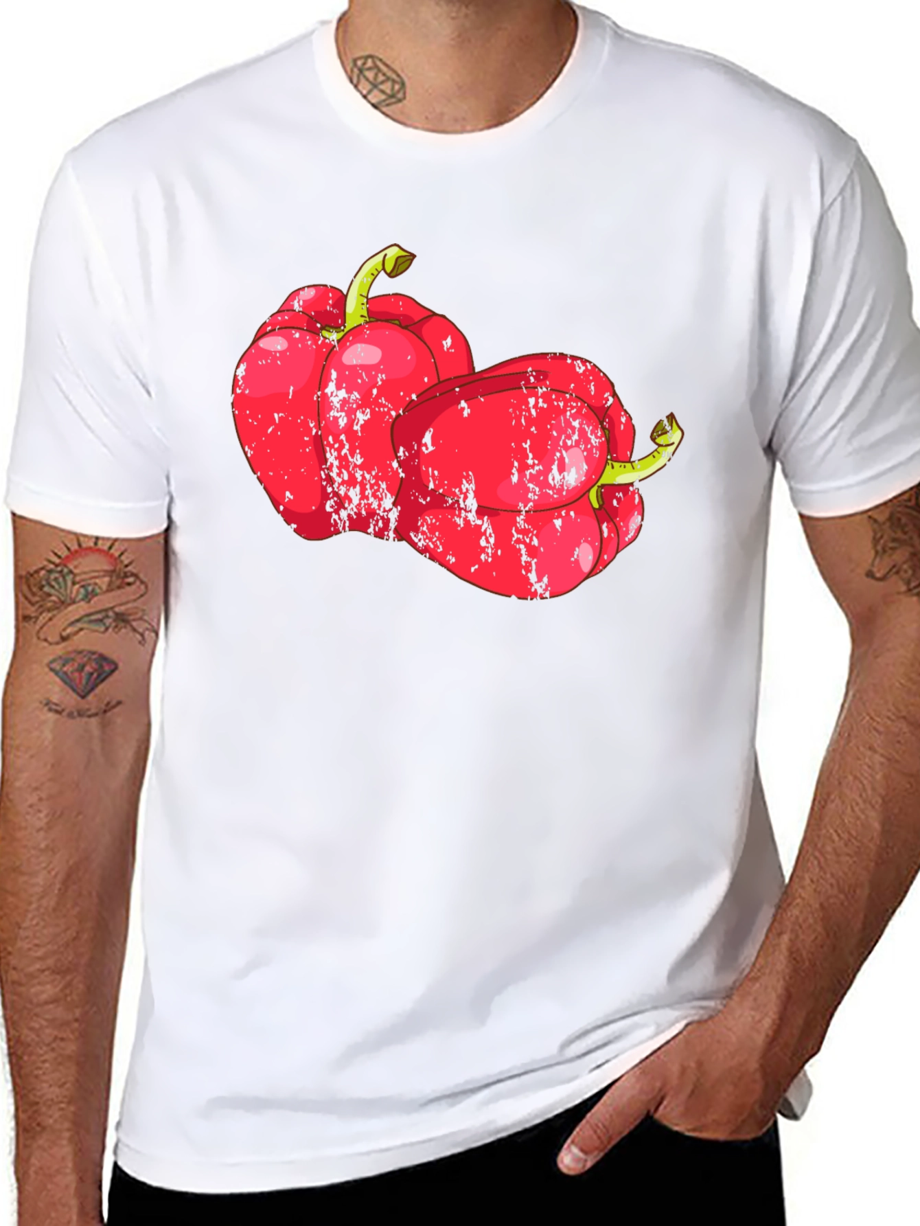 Red Pepper Graphic T-Shirt - Unique Design