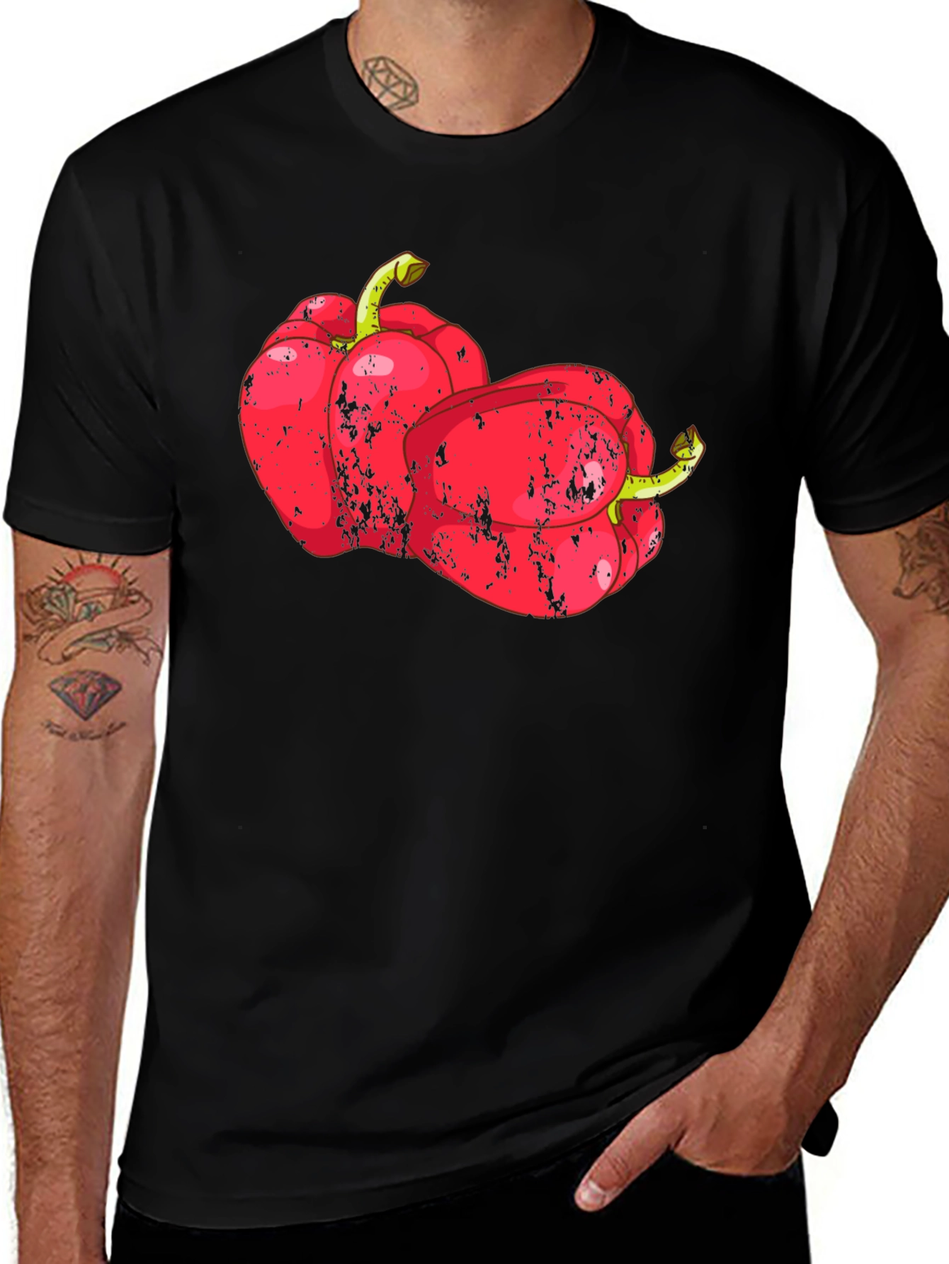 Red Pepper Graphic T-Shirt - Unique Design