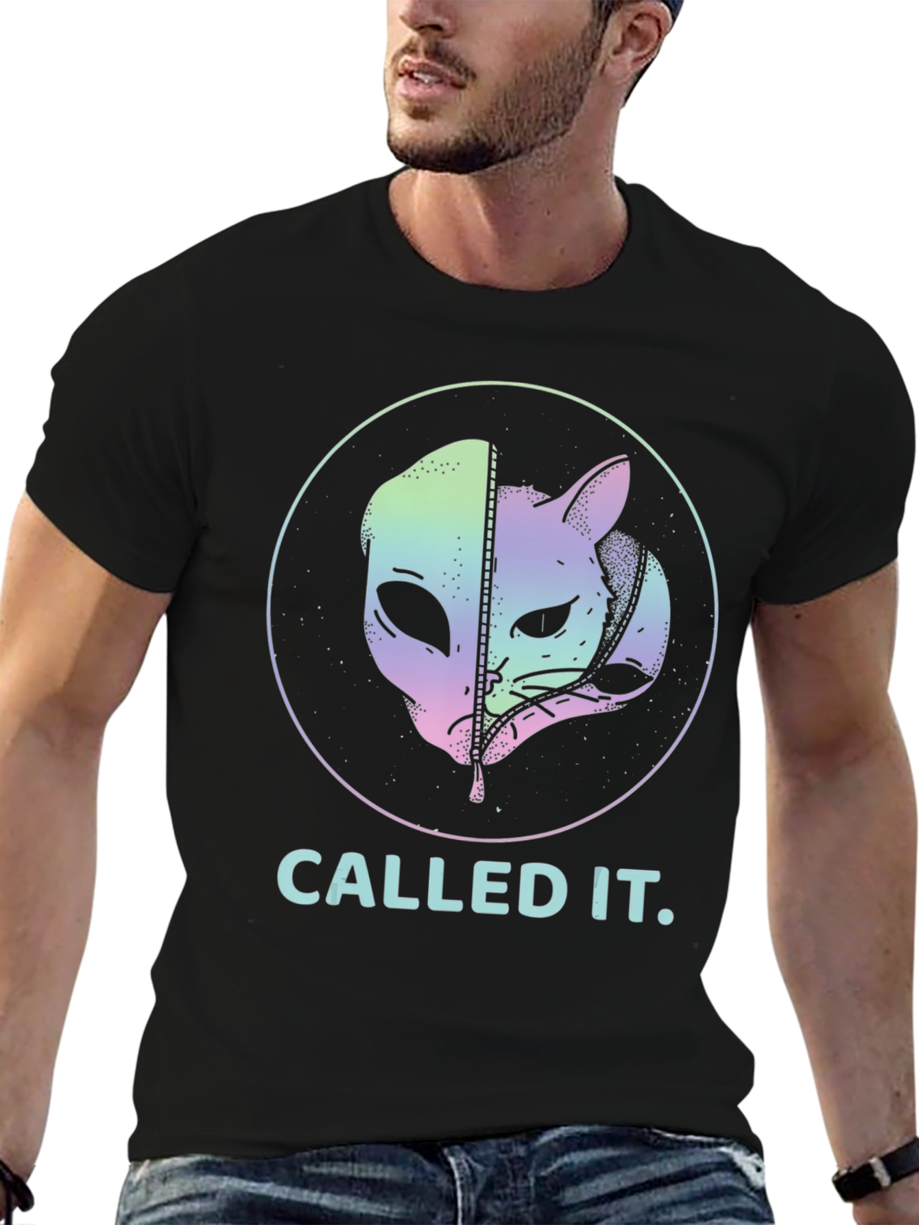 Called It Alien Cat T-Shirt