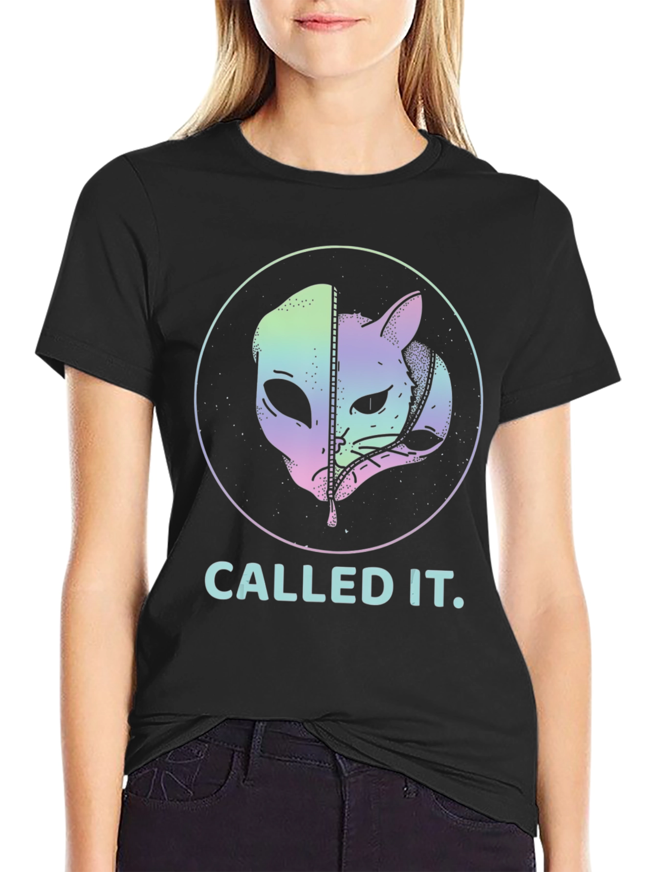 Called It Alien Cat T-Shirt