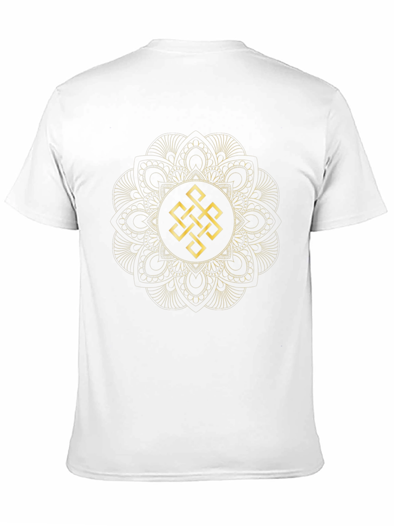 Endless Knot Mandala Black T-Shirt