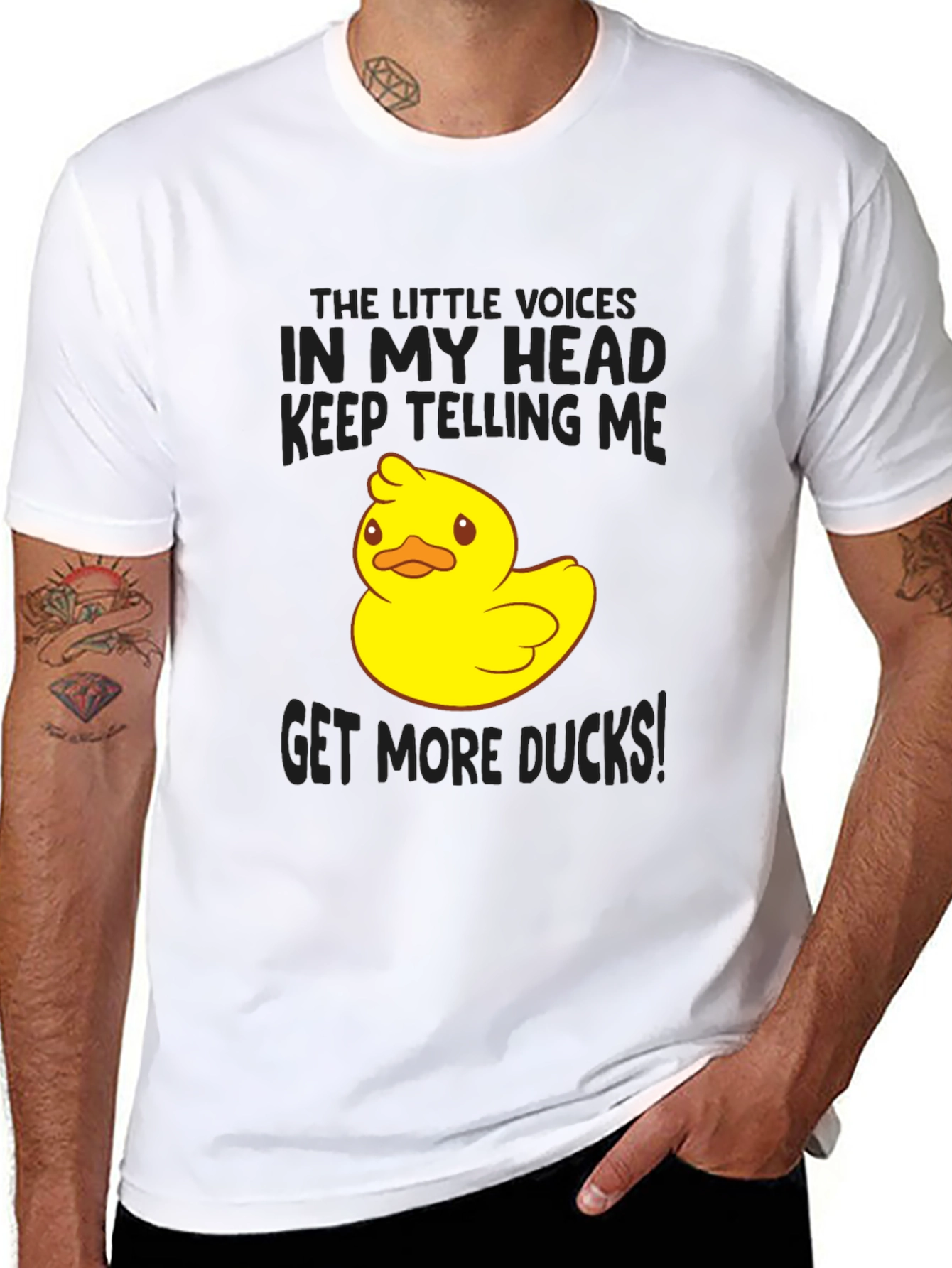 Funny Duck T-Shirt - Get More Ducks!