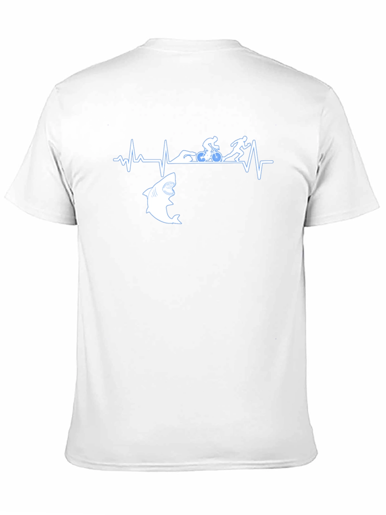 Triathlon Shark Heartbeat T-Shirt