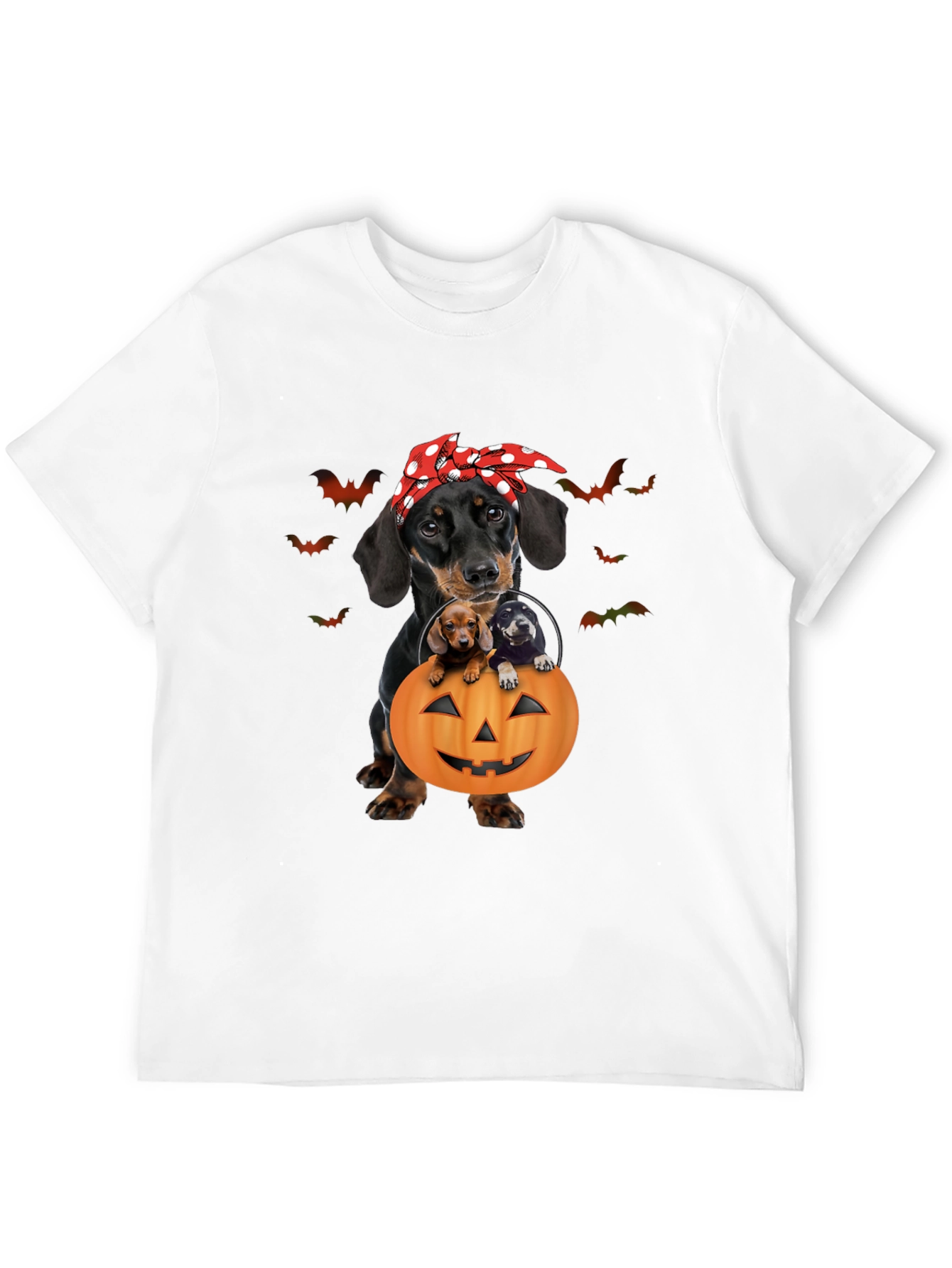Halloween Dachshund Pumpkin T-Shirt