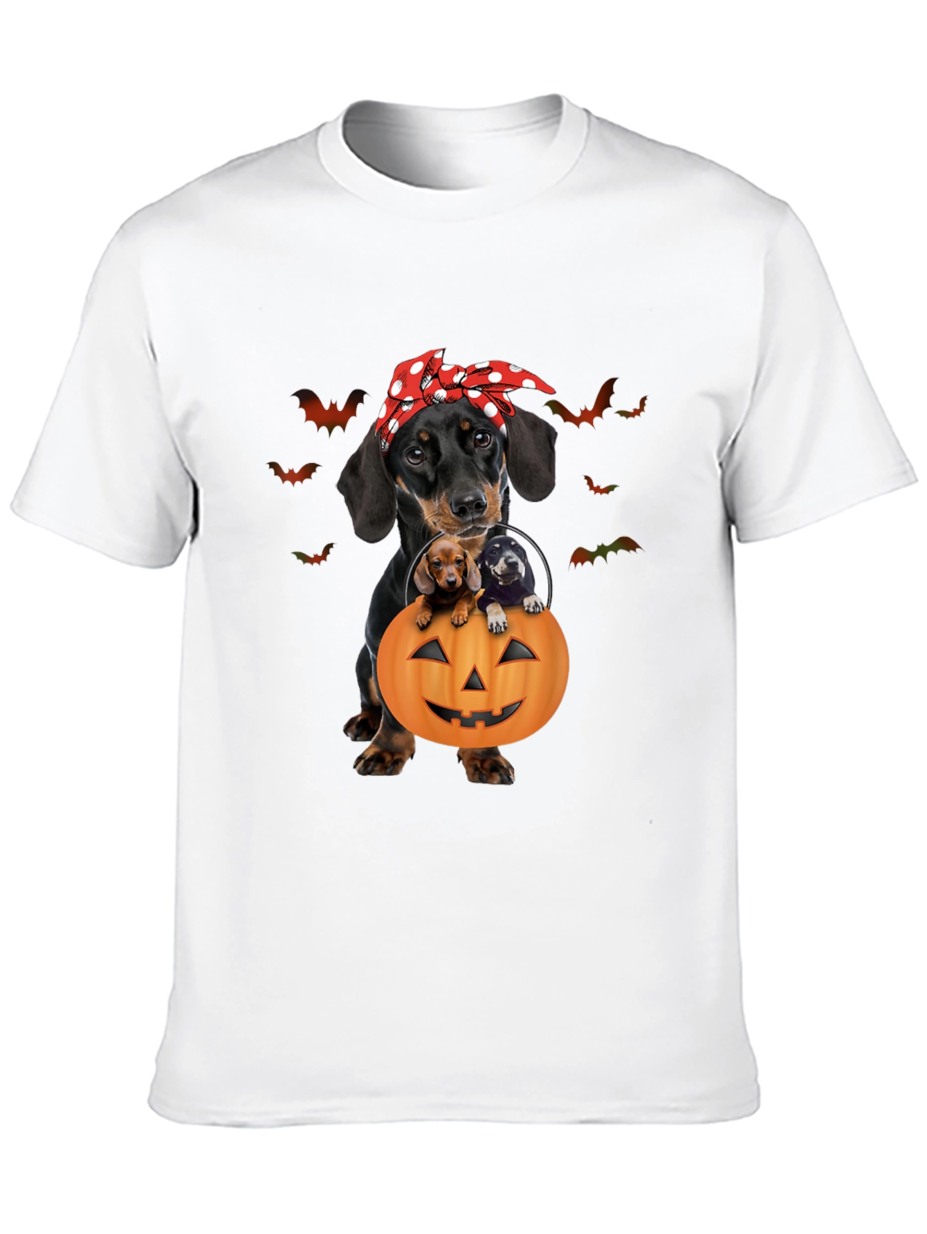 Halloween Dachshund Pumpkin T-Shirt