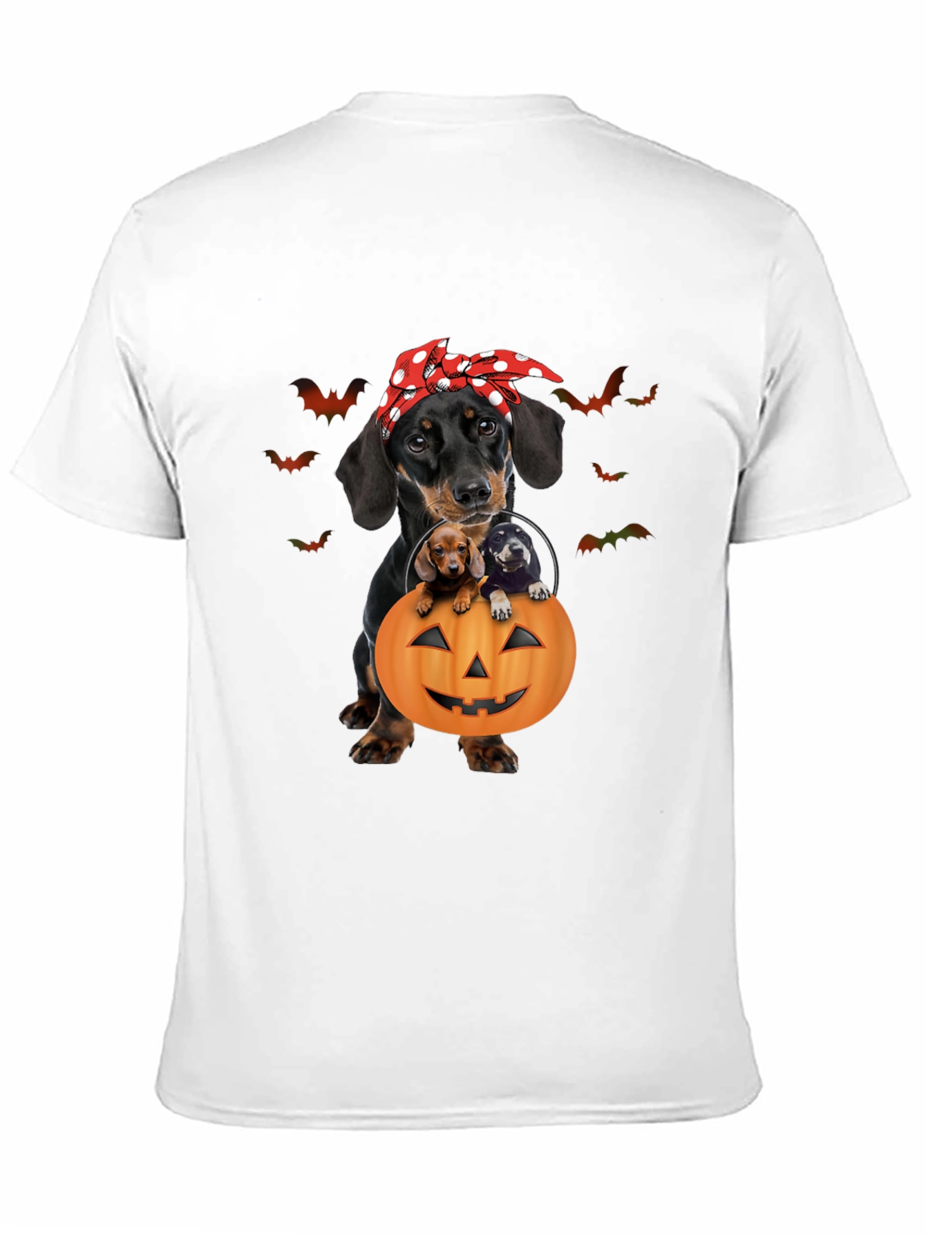 Halloween Dachshund Pumpkin T-Shirt