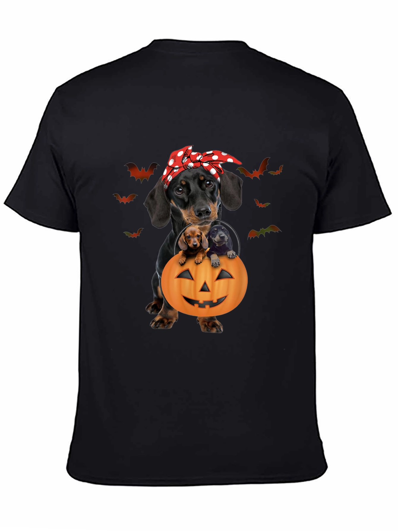 Halloween Dachshund Pumpkin T-Shirt