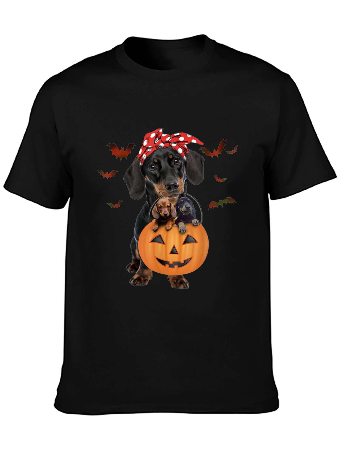 Halloween Dachshund Pumpkin T-Shirt