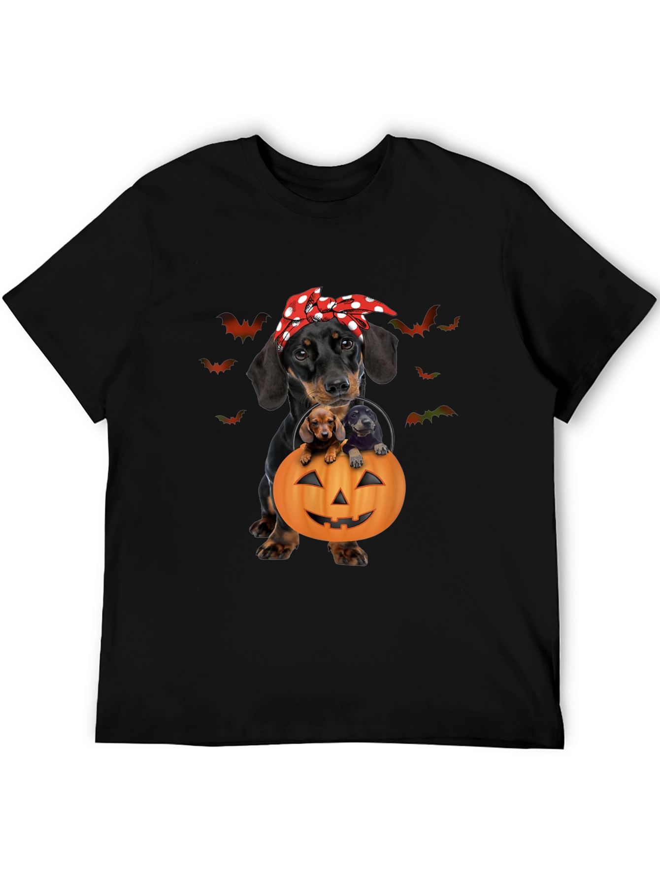 Halloween Dachshund Pumpkin T-Shirt
