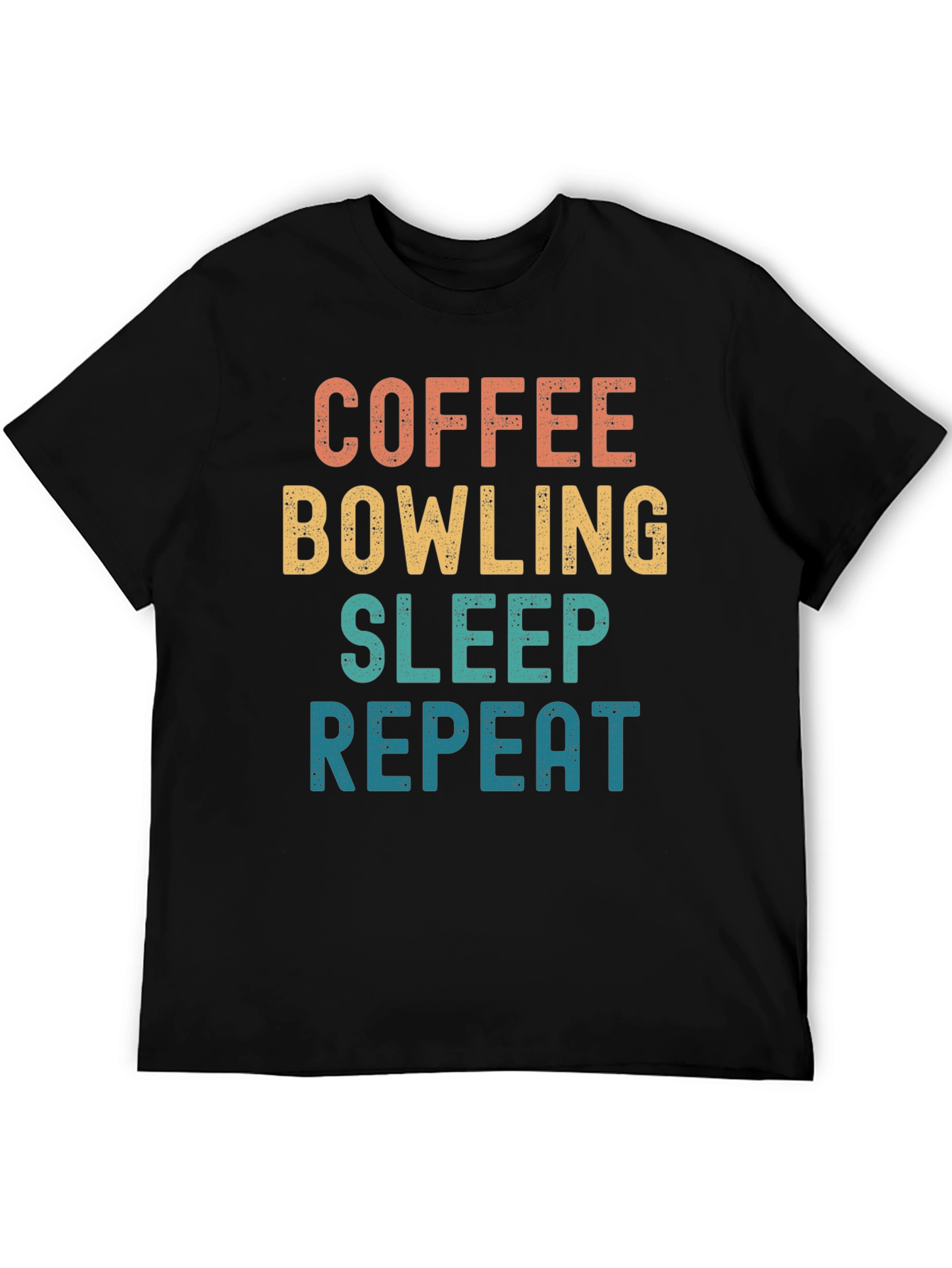 Coffee Bowling Sleep Repeat T-Shirt