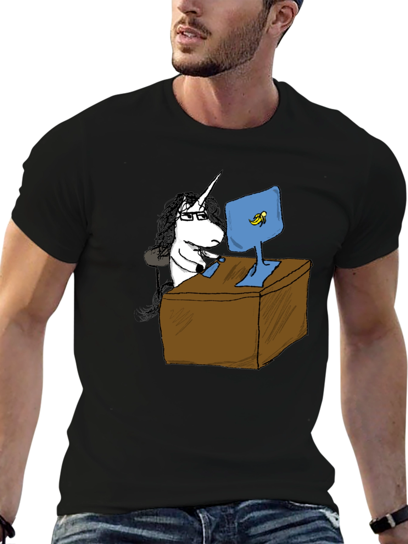 Unicorn Programmer Graphic Tee