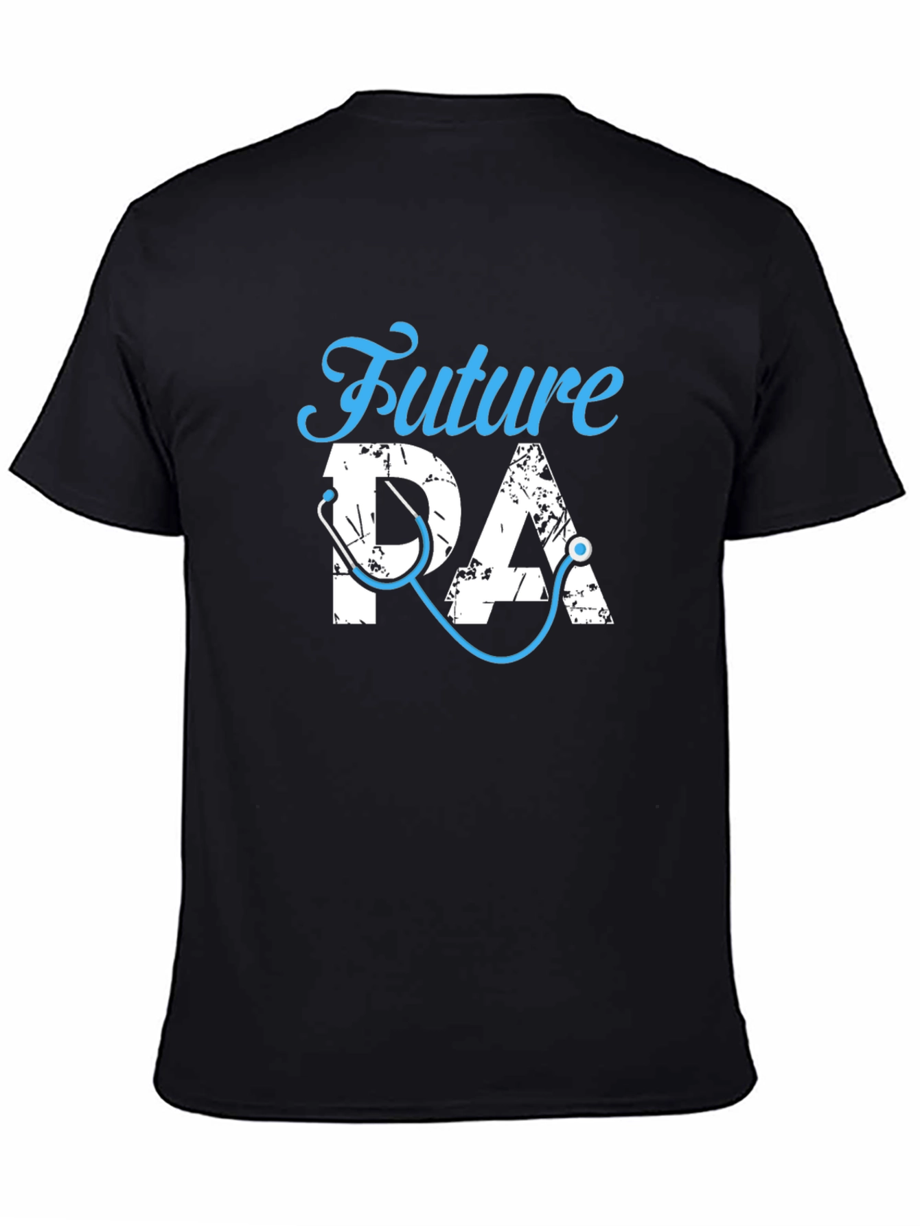 Future PA Stethoscope Black T-Shirt