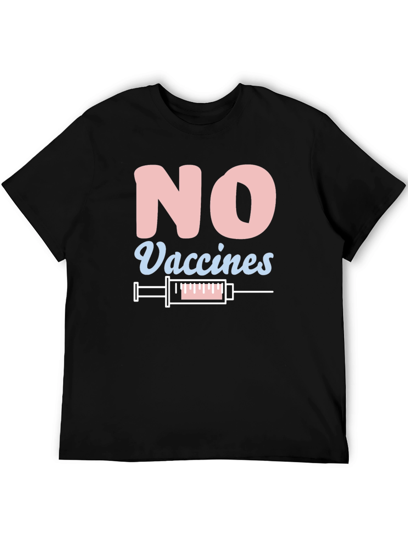 No Vaccines Graphic T-Shirt