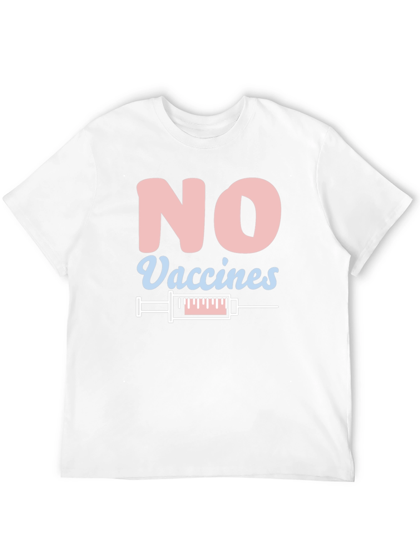 No Vaccines Graphic T-Shirt