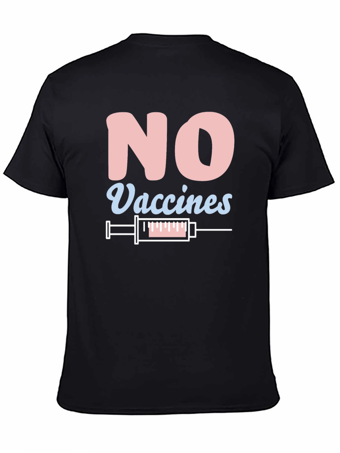 No Vaccines Graphic T-Shirt