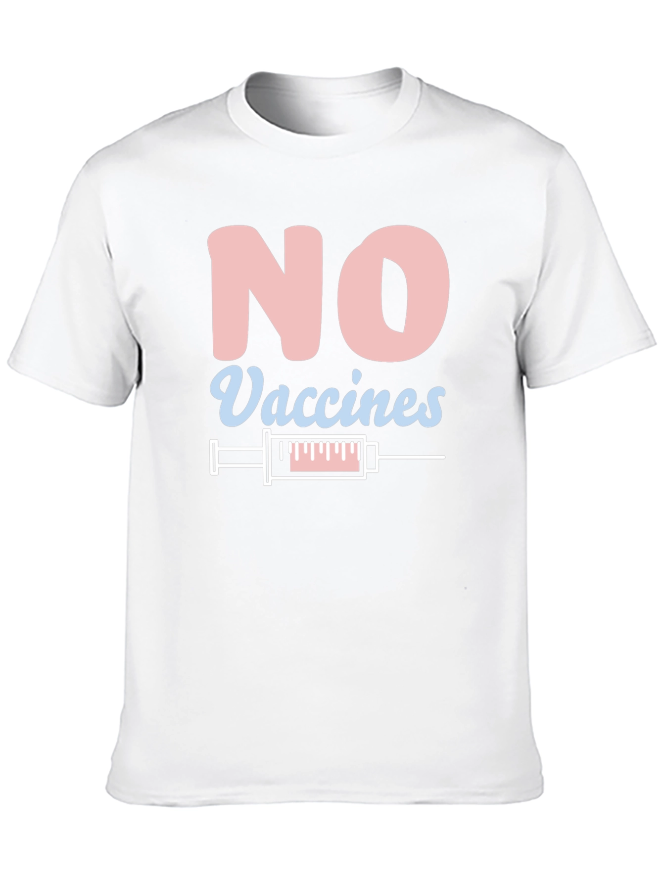 No Vaccines Graphic T-Shirt