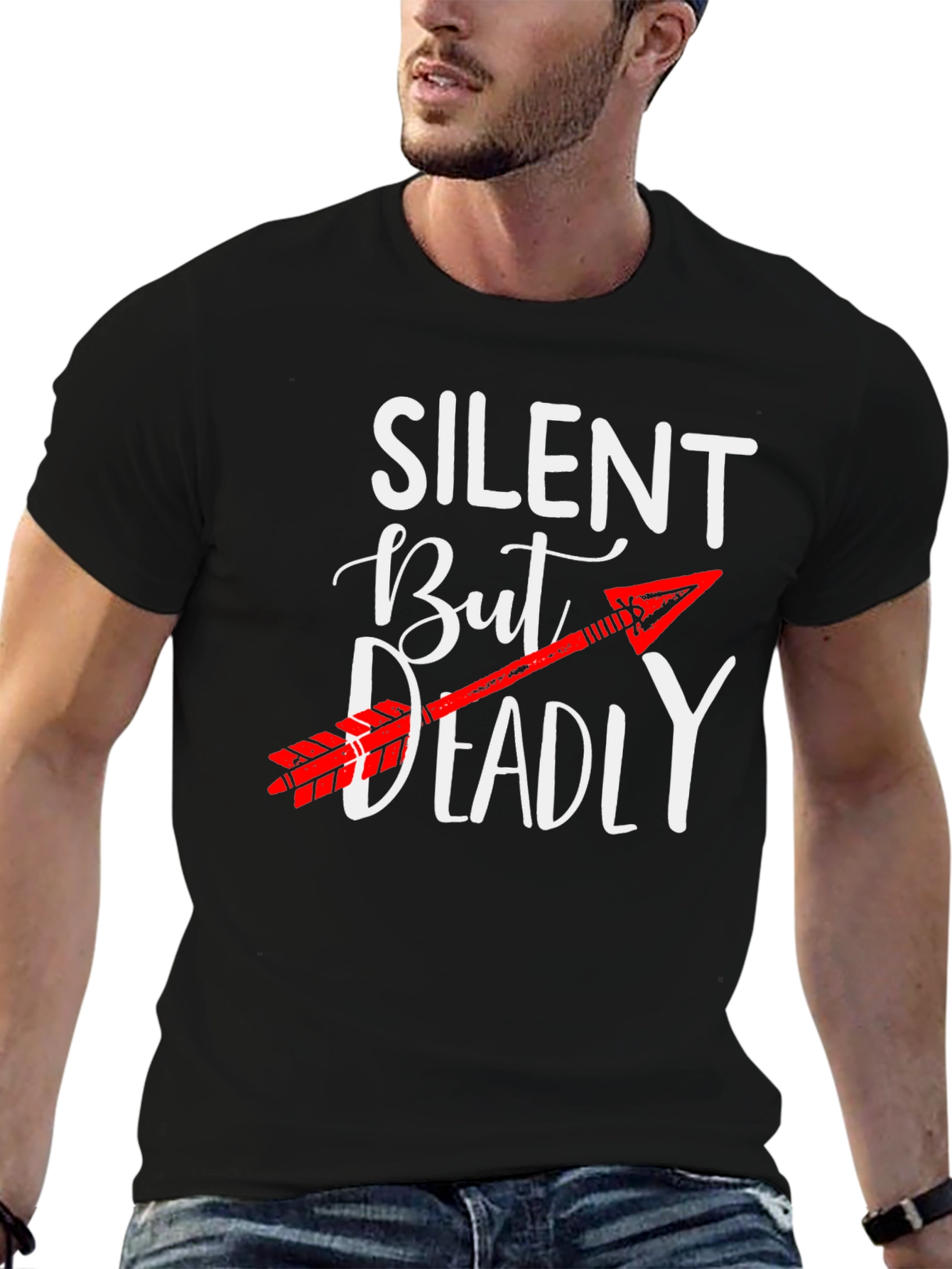 Silent But Deadly Arrow Graphic Tee