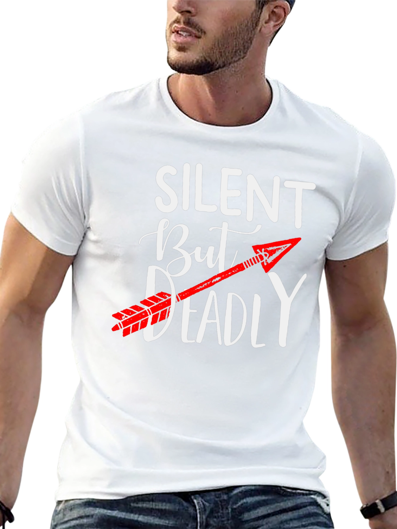 Silent But Deadly Arrow Graphic Tee