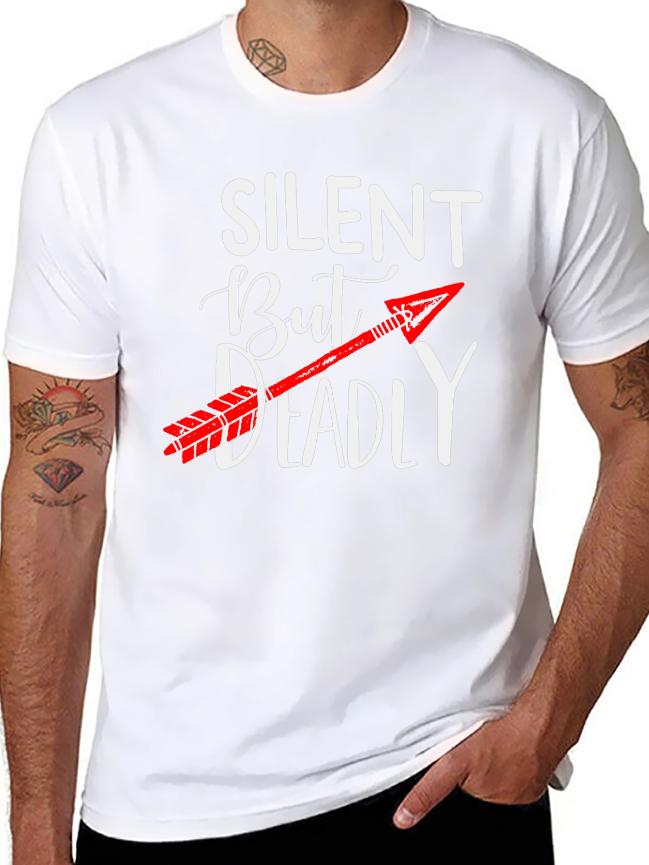 Silent But Deadly Arrow Graphic Tee