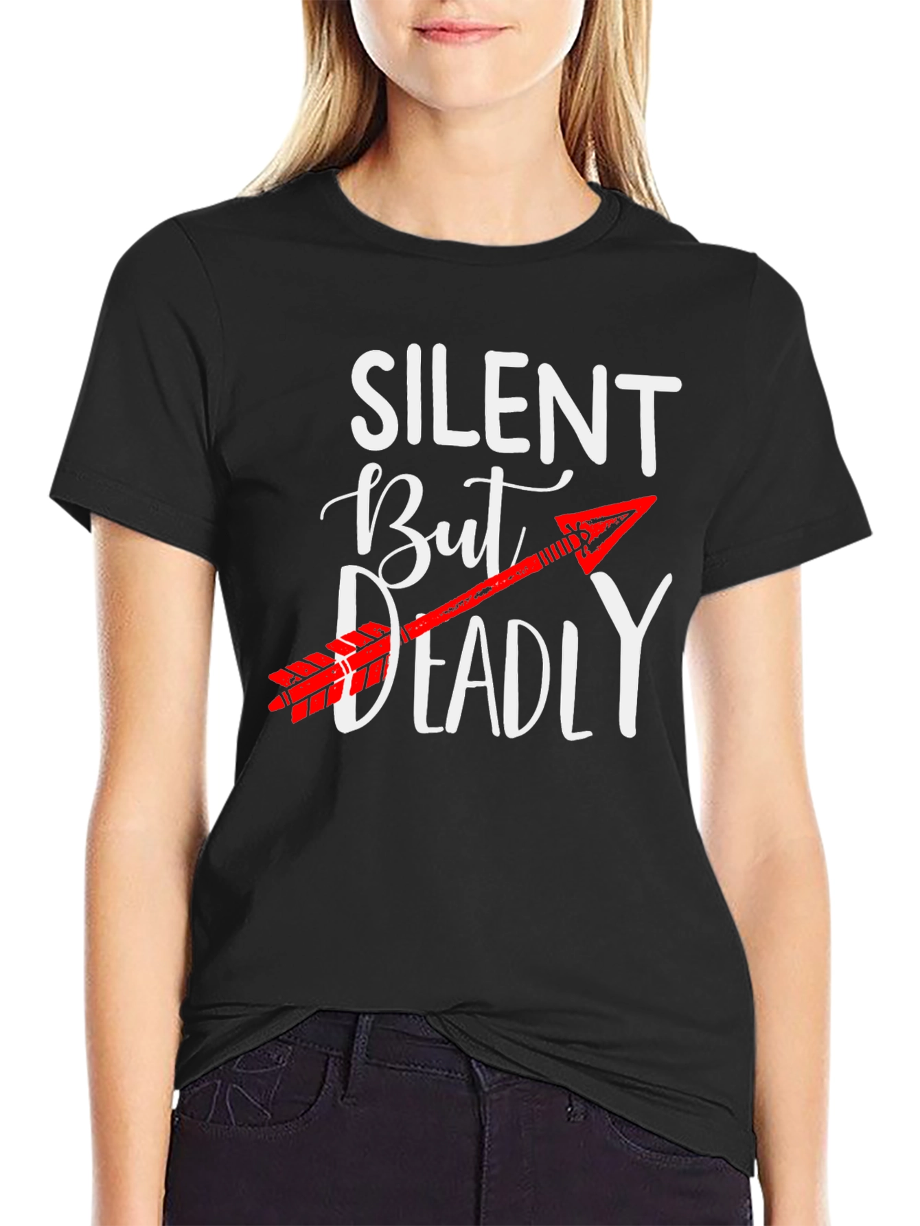 Silent But Deadly Arrow Graphic Tee