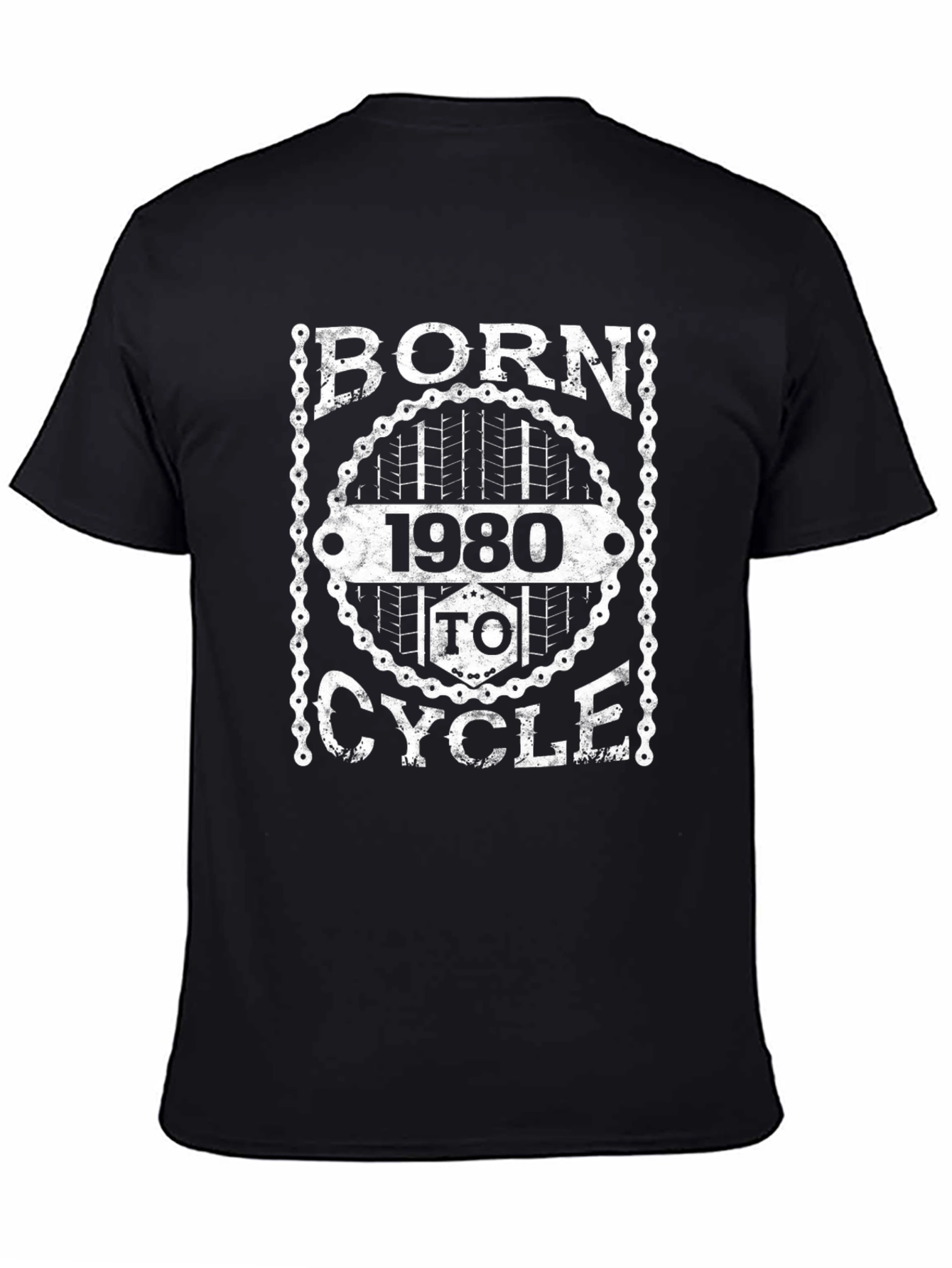 Born 1980 to Cycle T-Shirt Black