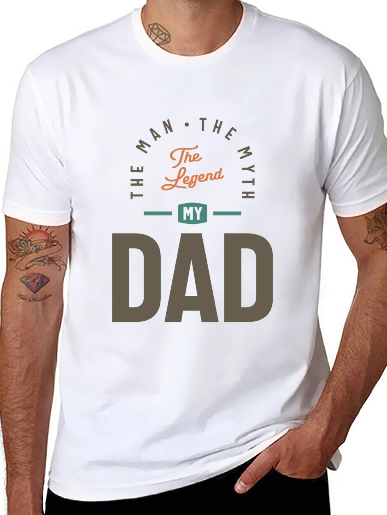 The Man The Myth My Dad Graphic Tee