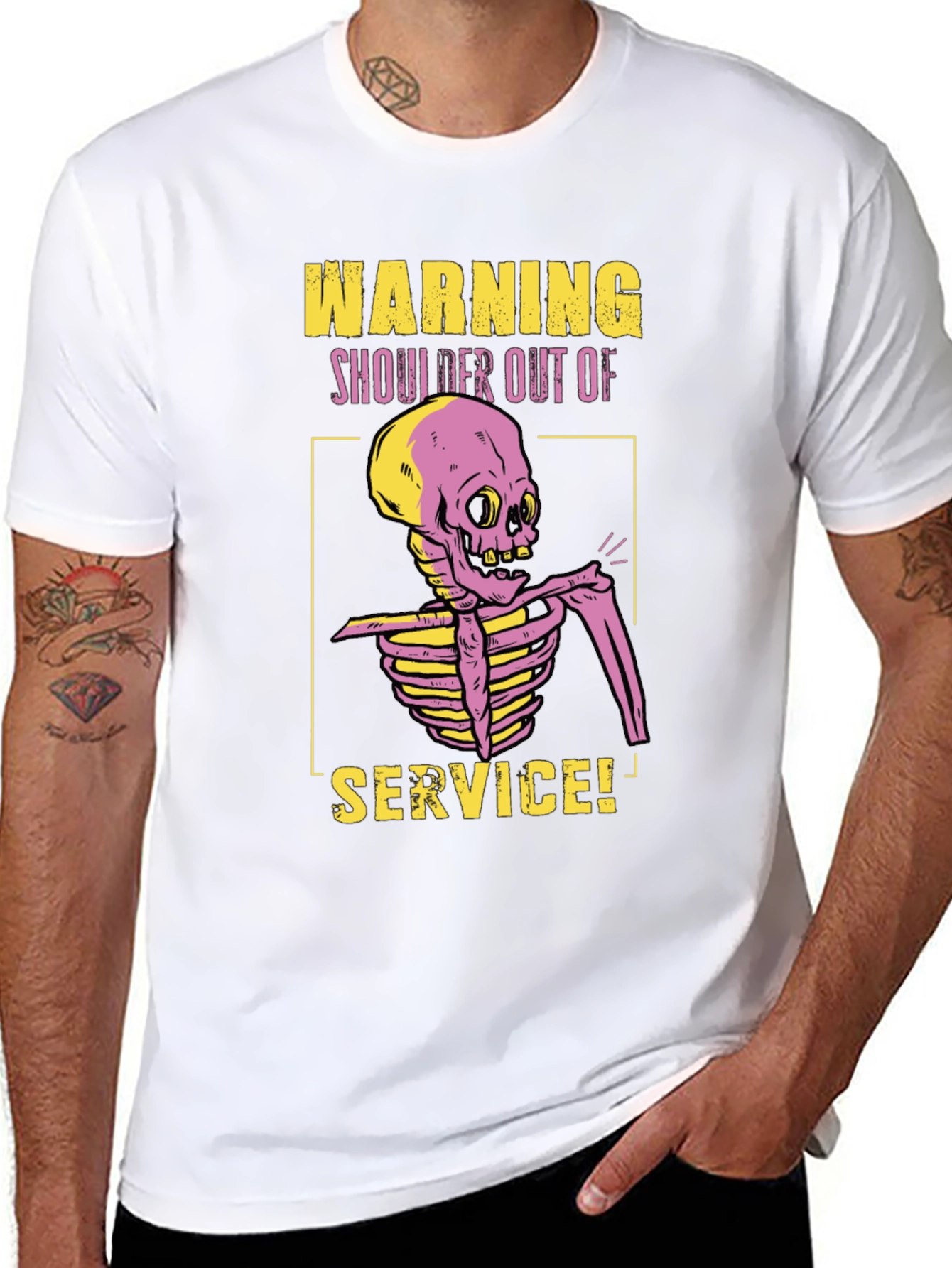 Warning Shoulder Out of Service T-Shirt