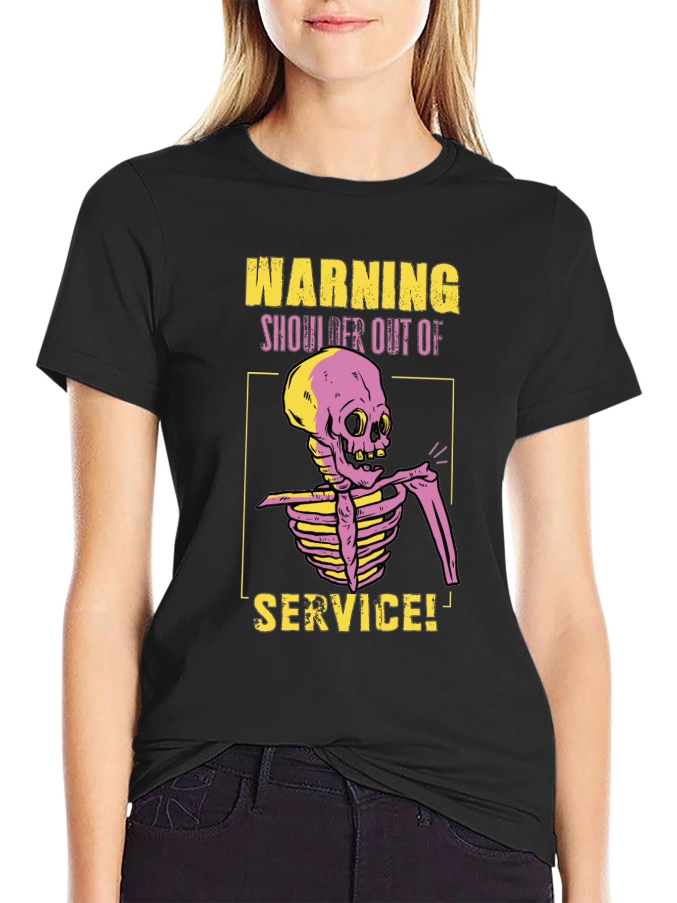 Warning Shoulder Out of Service T-Shirt
