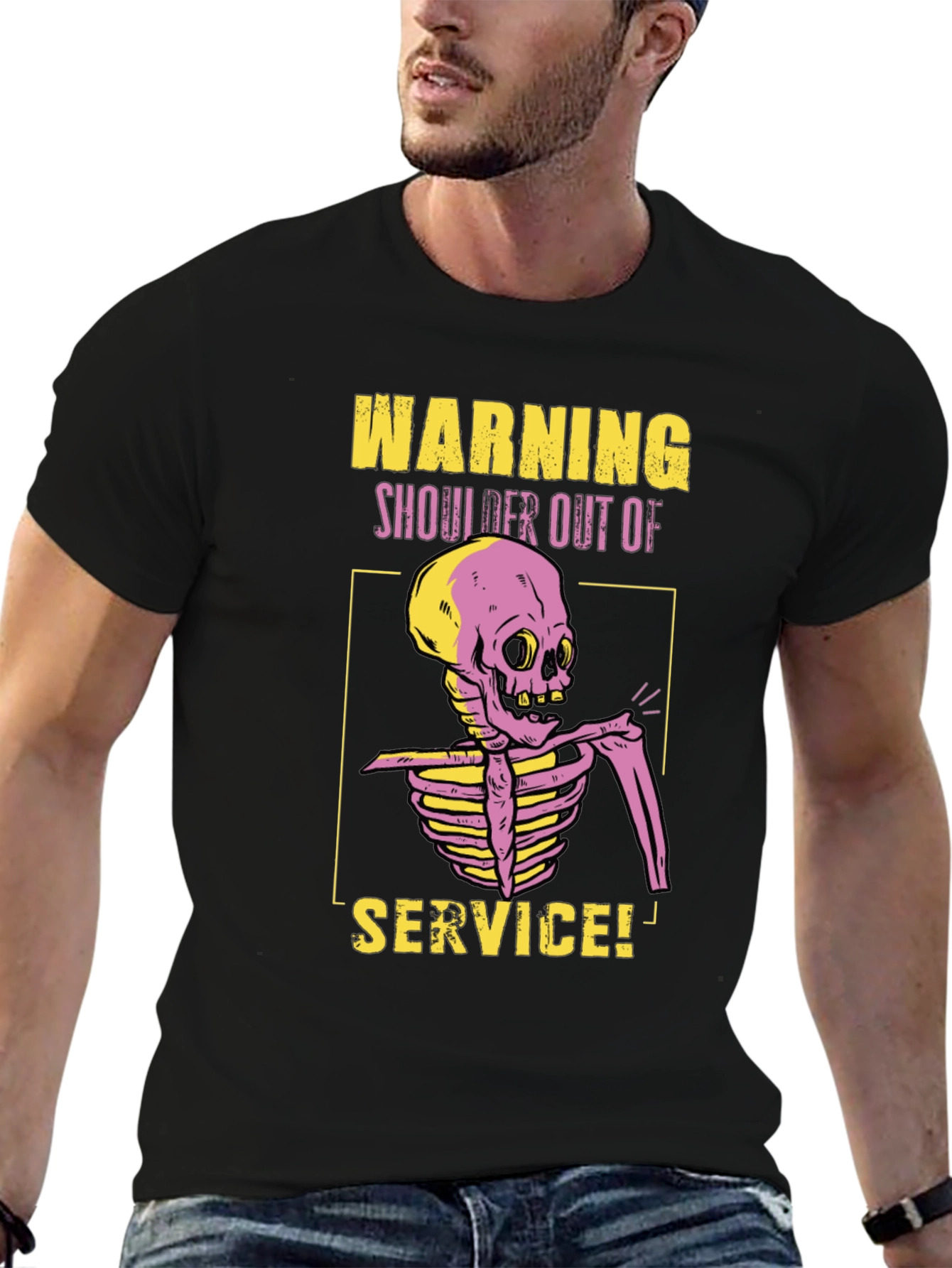 Warning Shoulder Out of Service T-Shirt