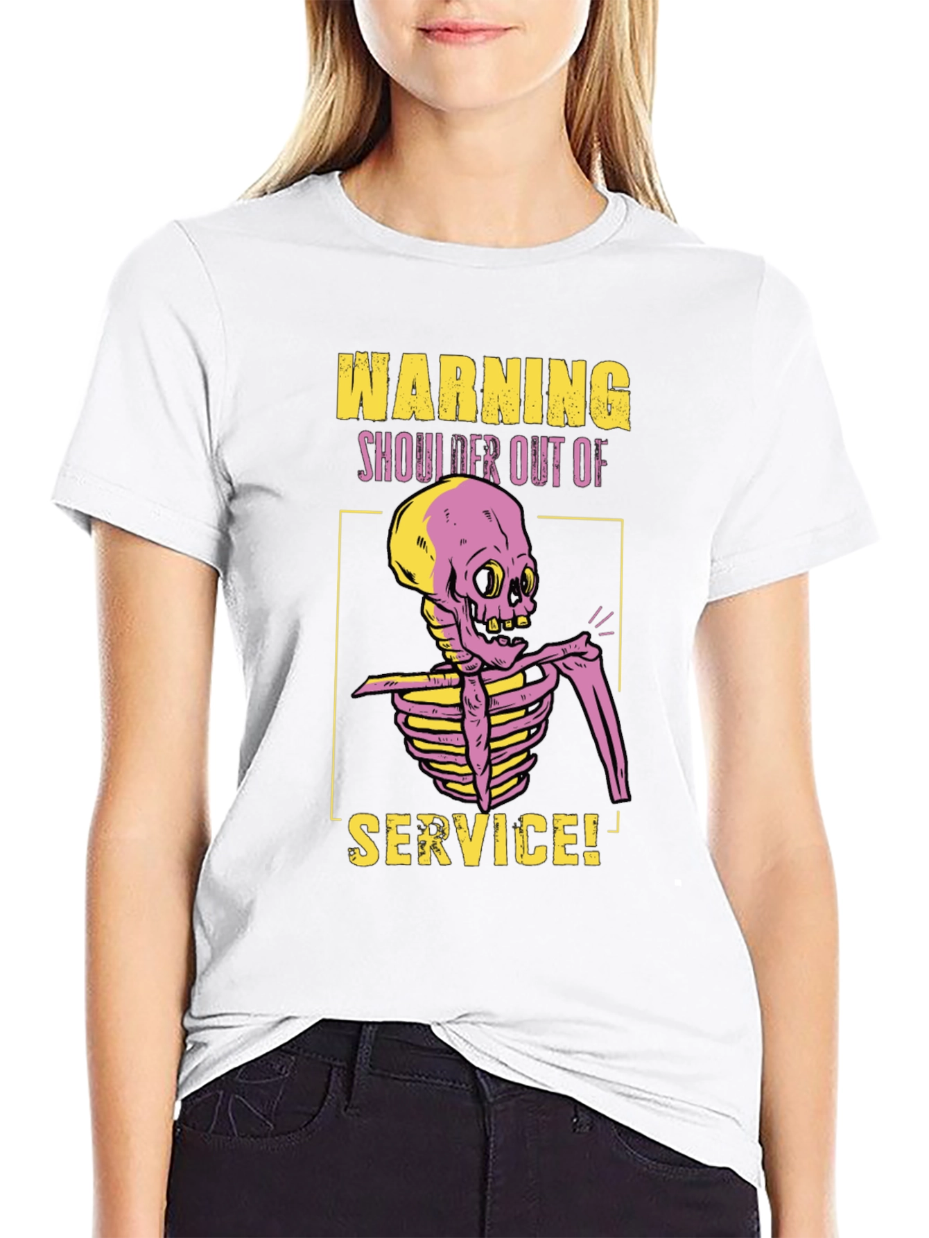 Warning Shoulder Out of Service T-Shirt