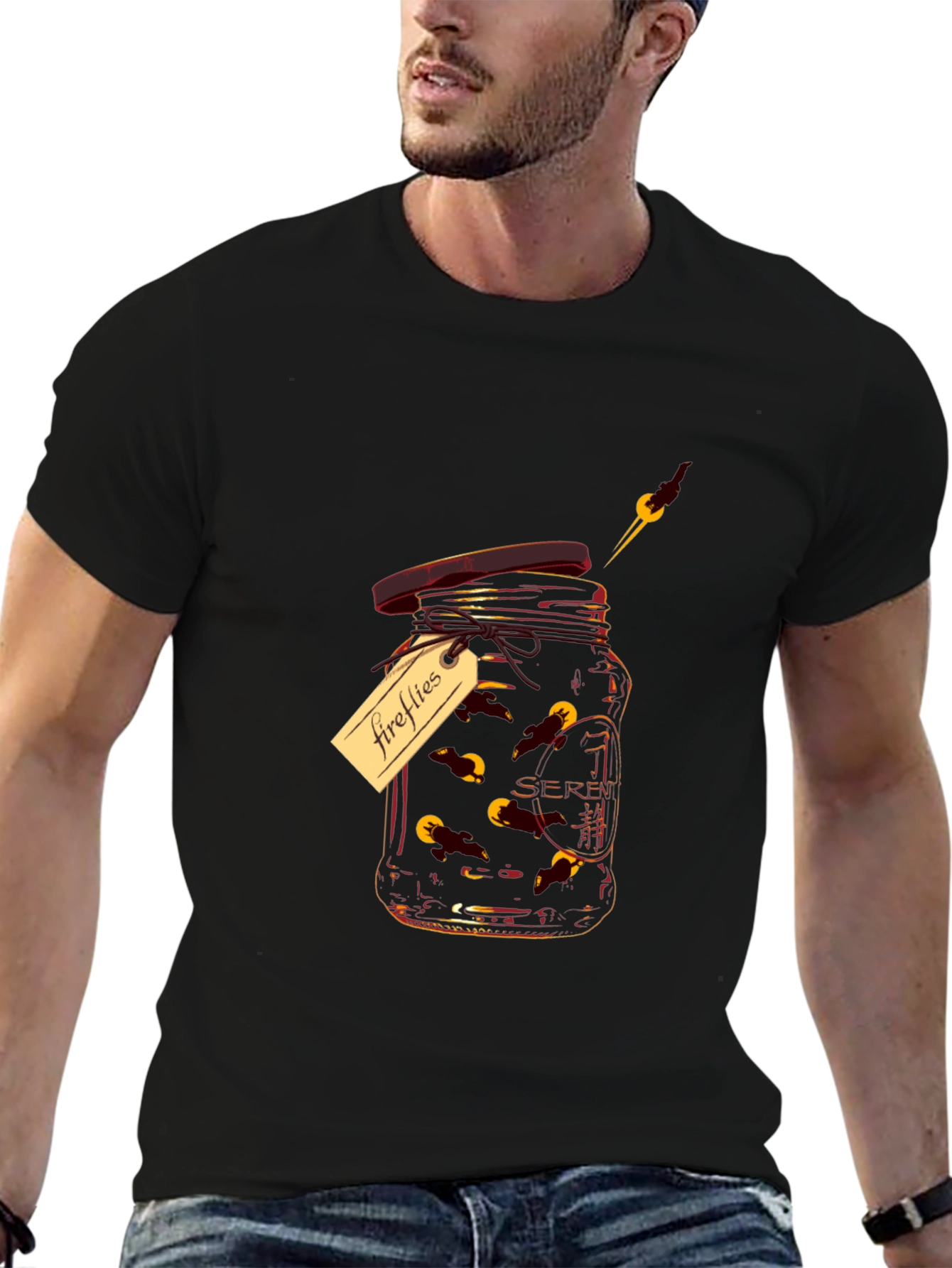 Fireflies in a Jar Graphic T-Shirt